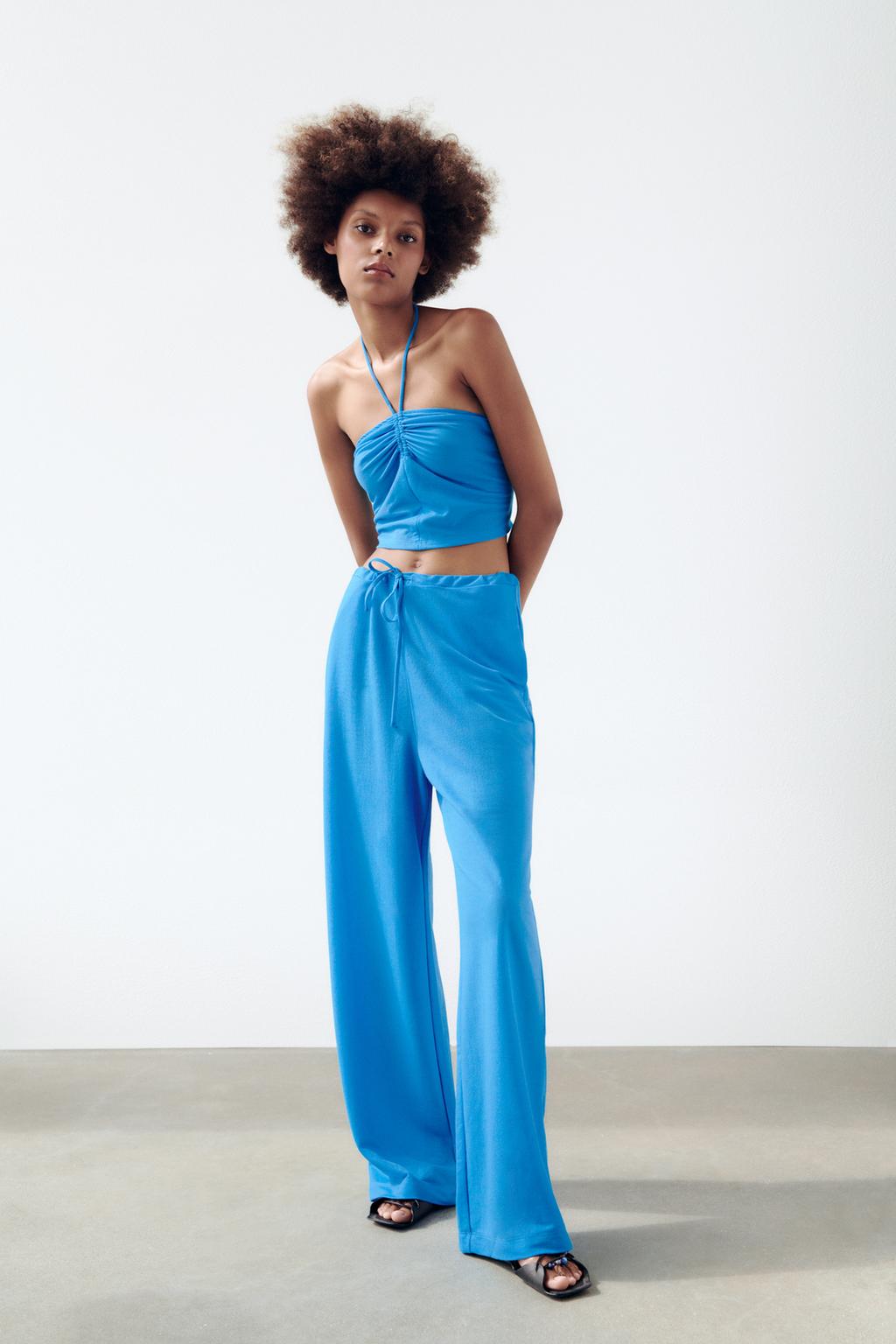 Straight fit trousers