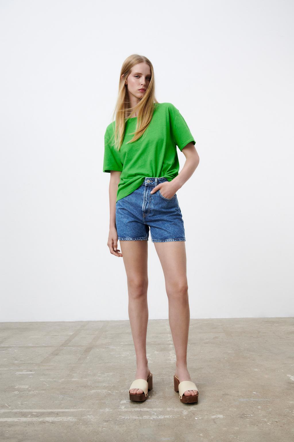 Linen blend t-shirt
