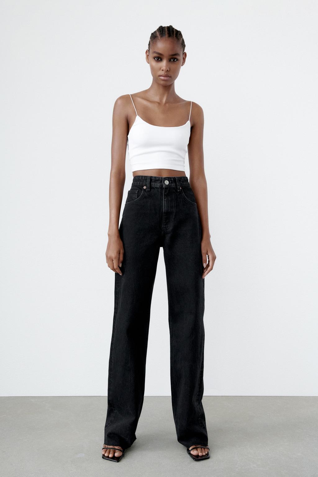 Wide leg jeans