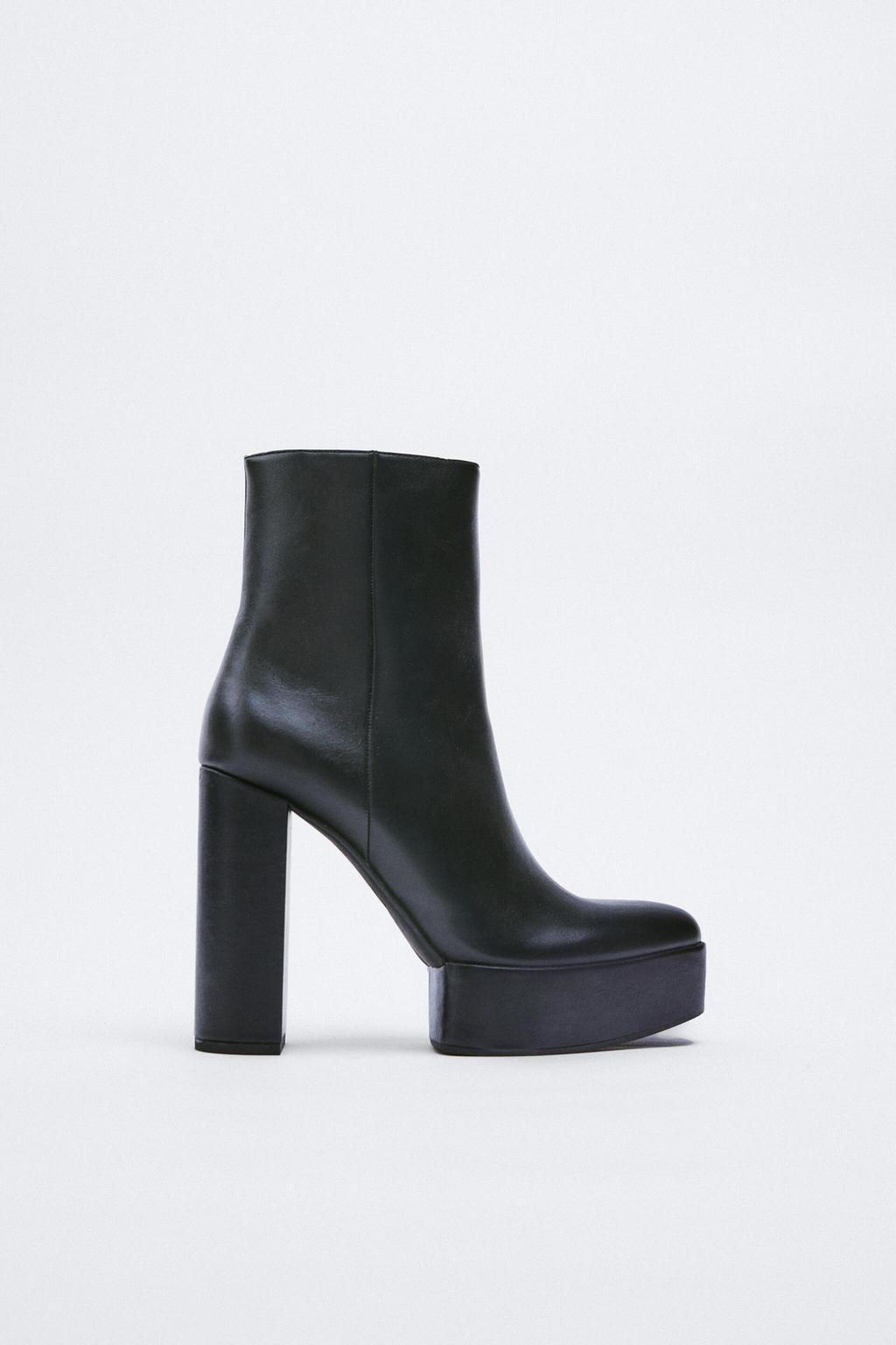 Platform ankle boots