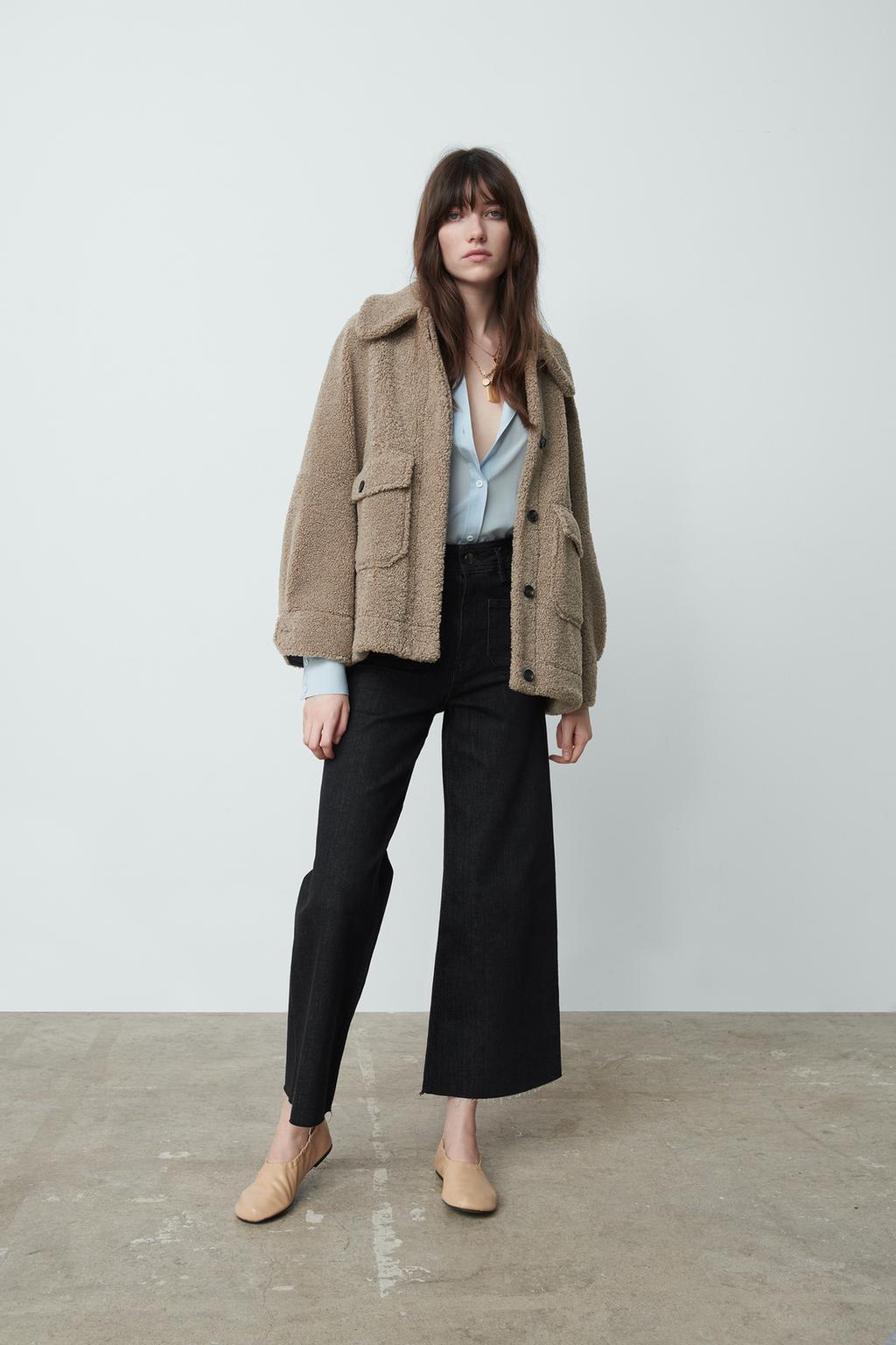 Faux shearling jacket