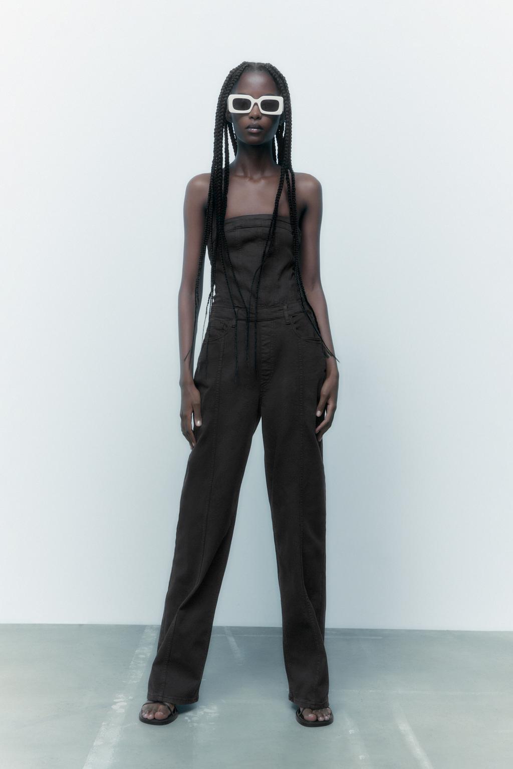 Corset Denim Jumpsuit