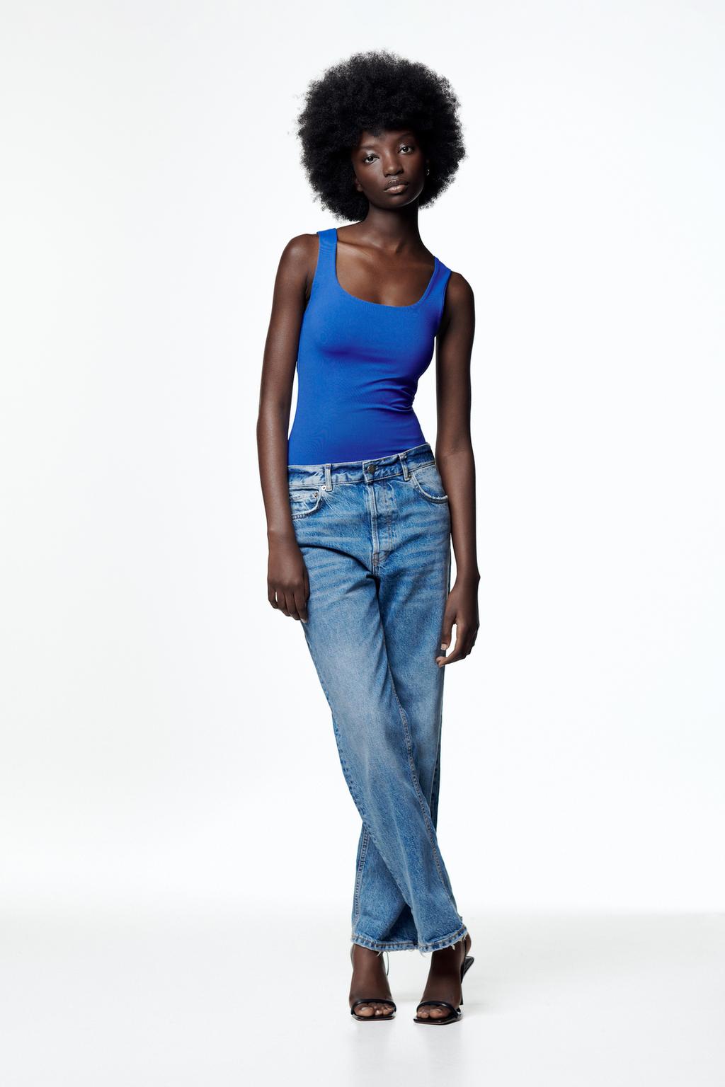 Stretch top wide straps