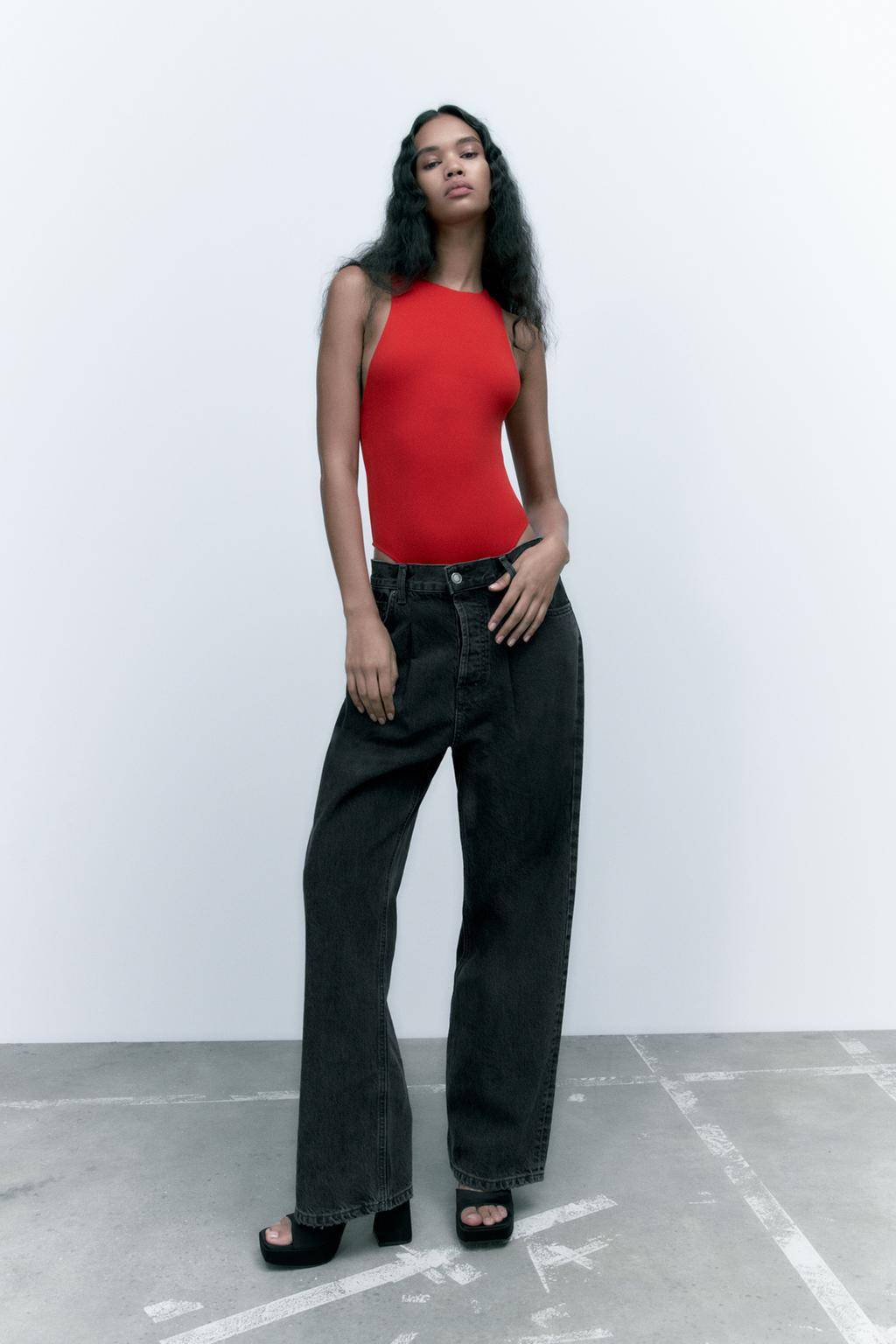 Halter neck bodysuit