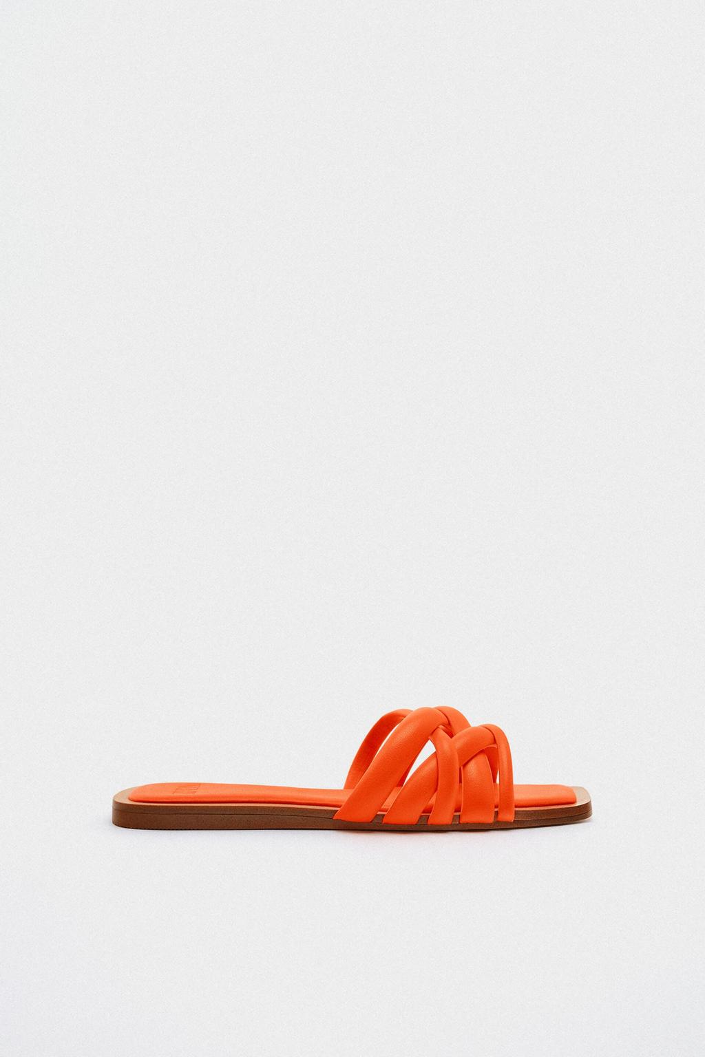 Flat strappy sandals
