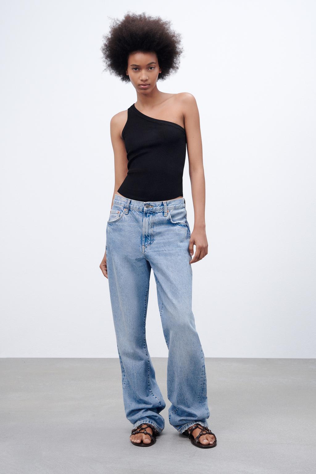 Asymmetric knit top