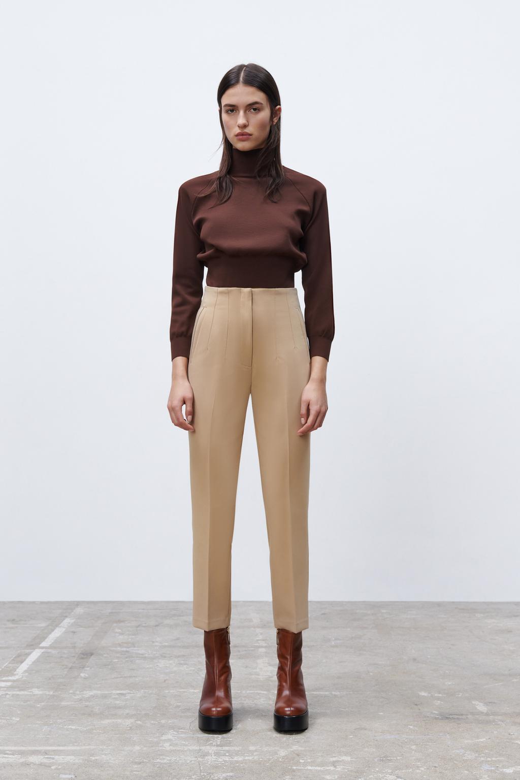 High waist trousers