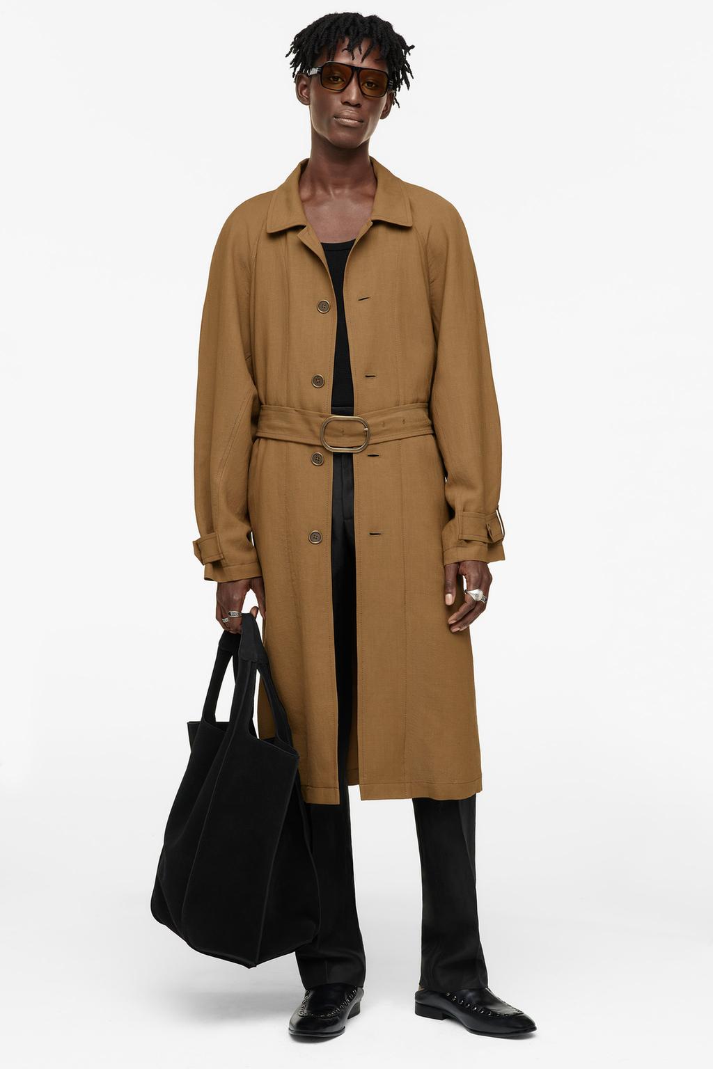 Oversize trench coat