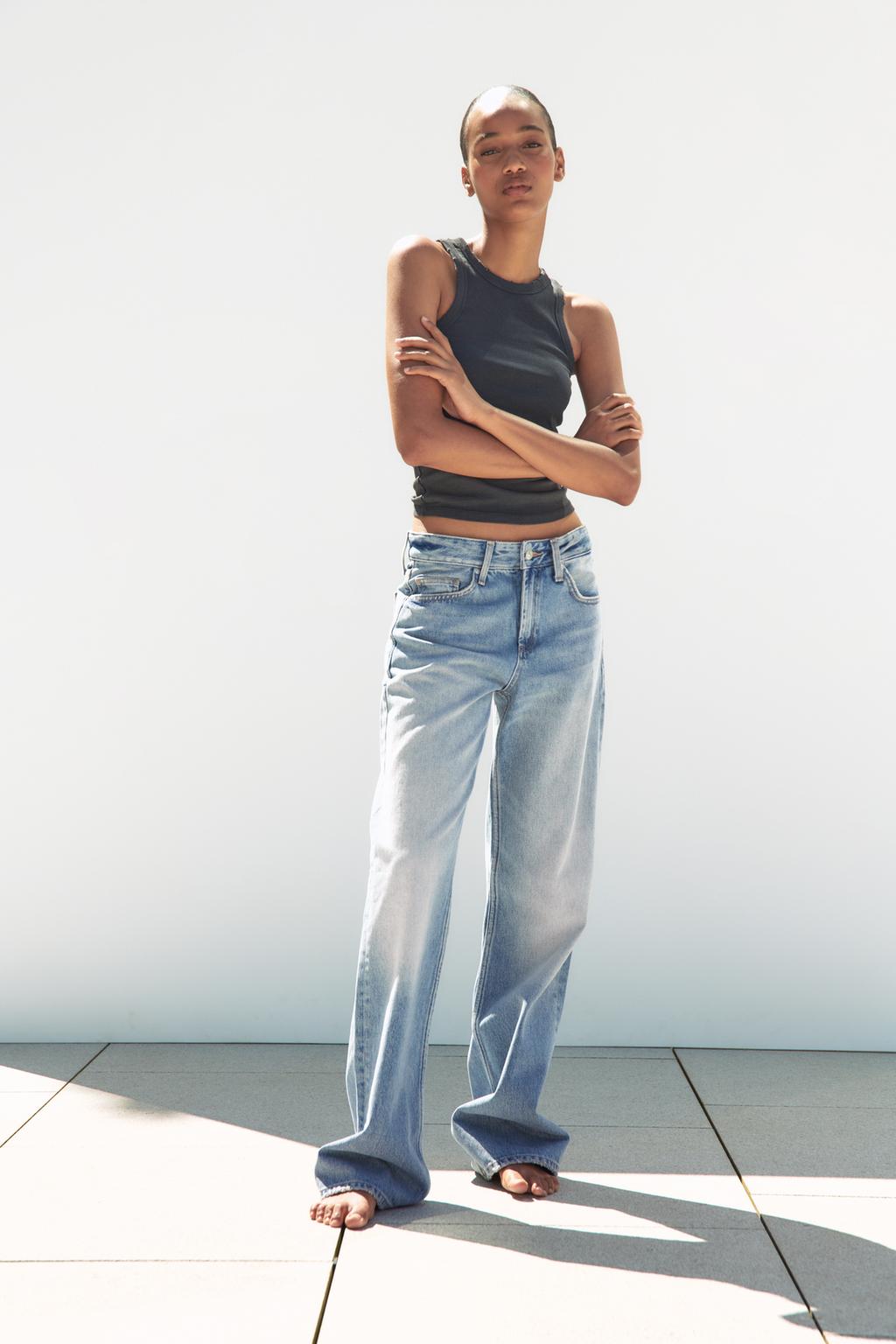 TRF wide-leg jeans