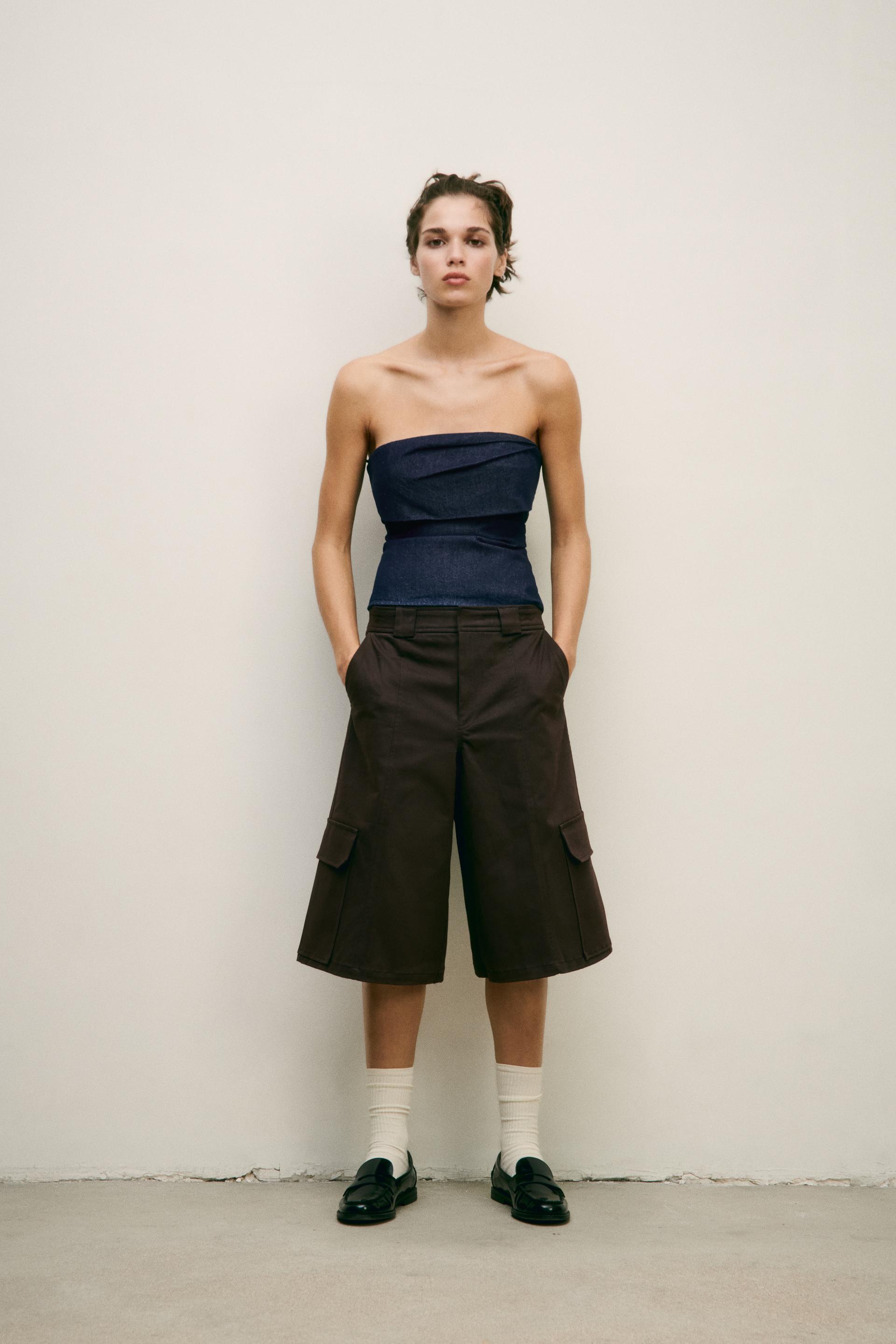 Strapless top