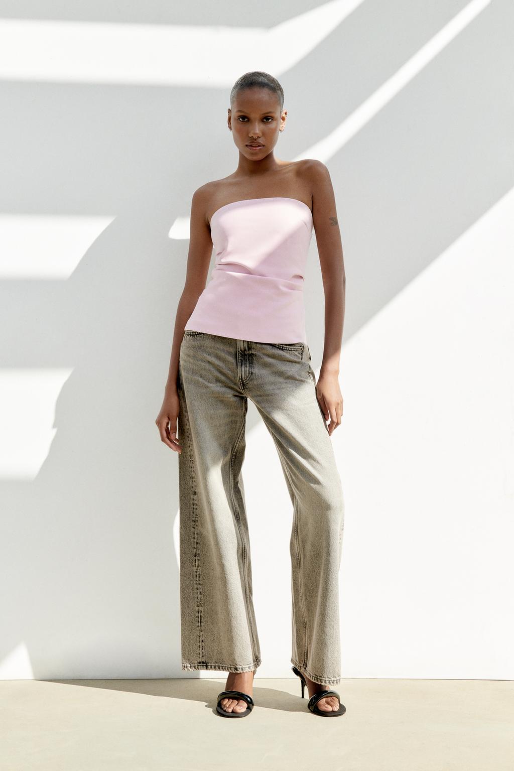 Strapless top