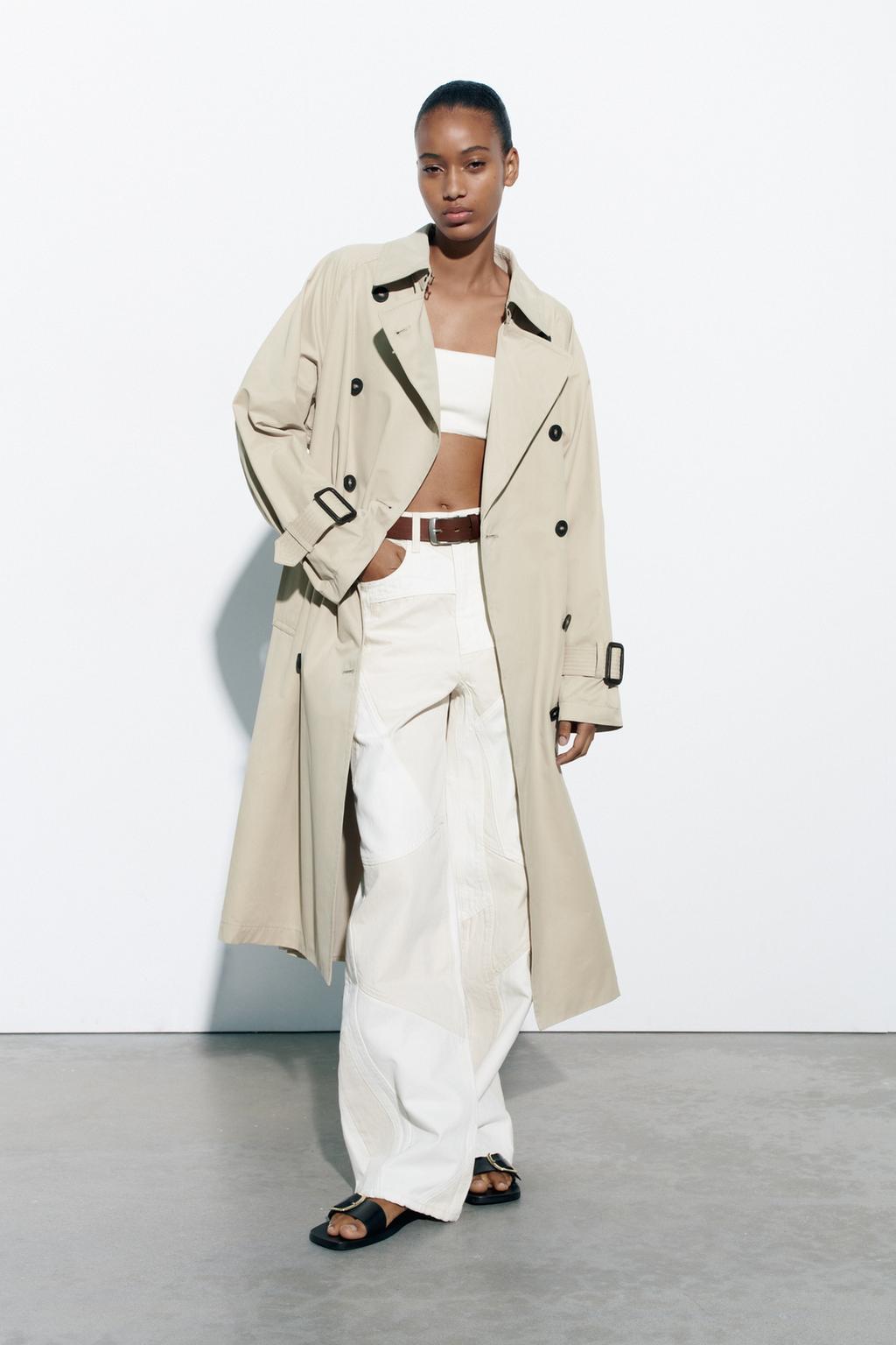 Oversize trench coat