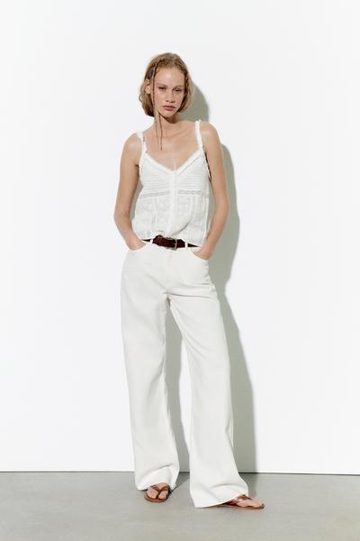 Embroidered top