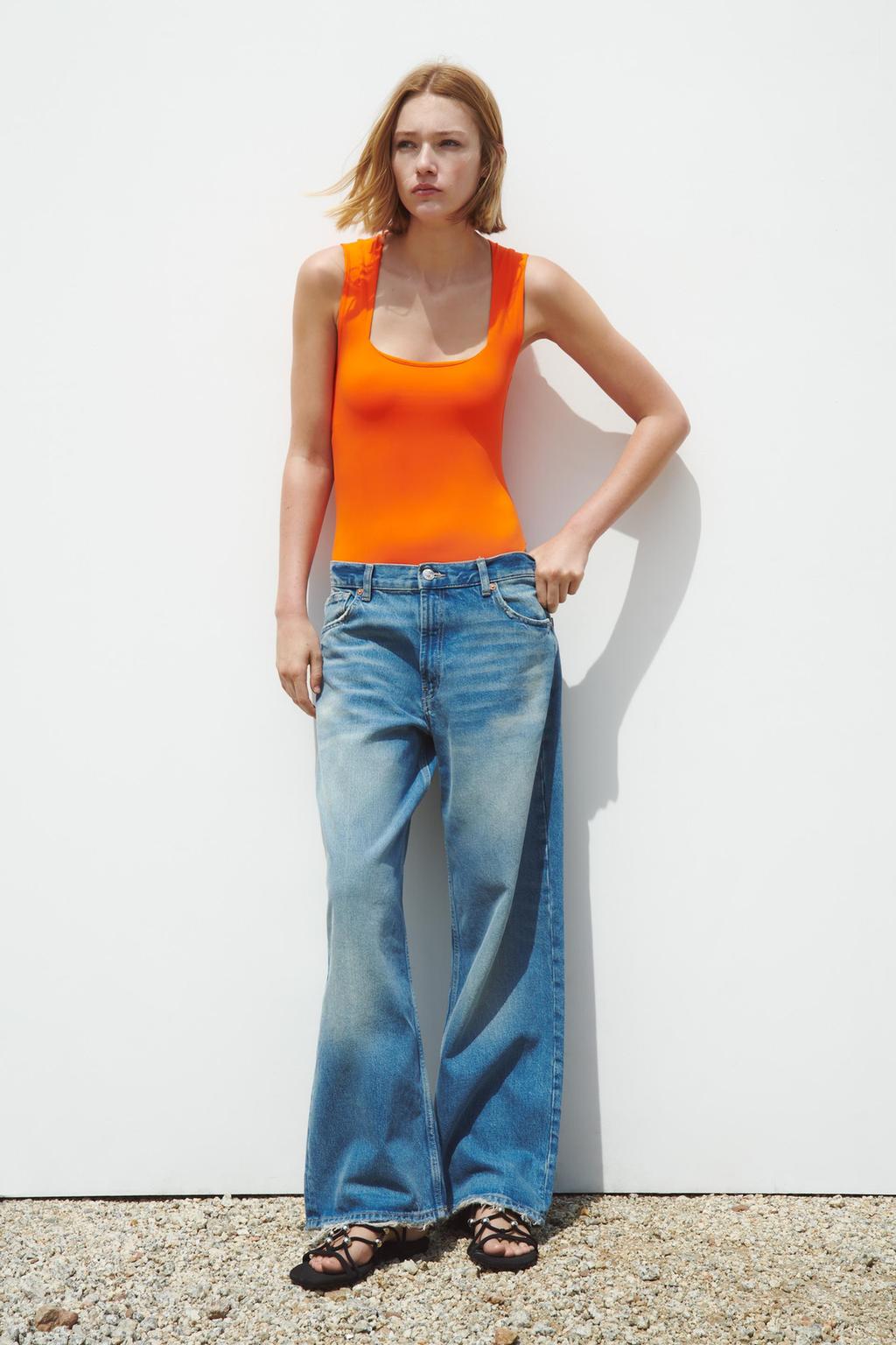 Square neck bodysuit
