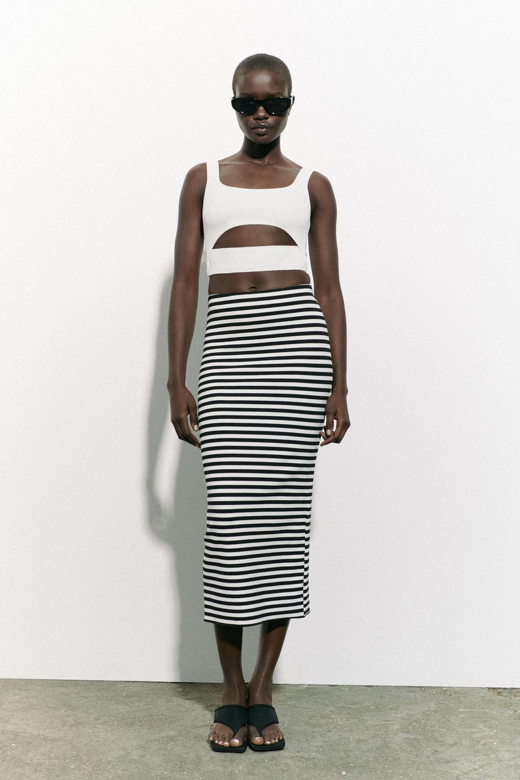 Embellished halter top