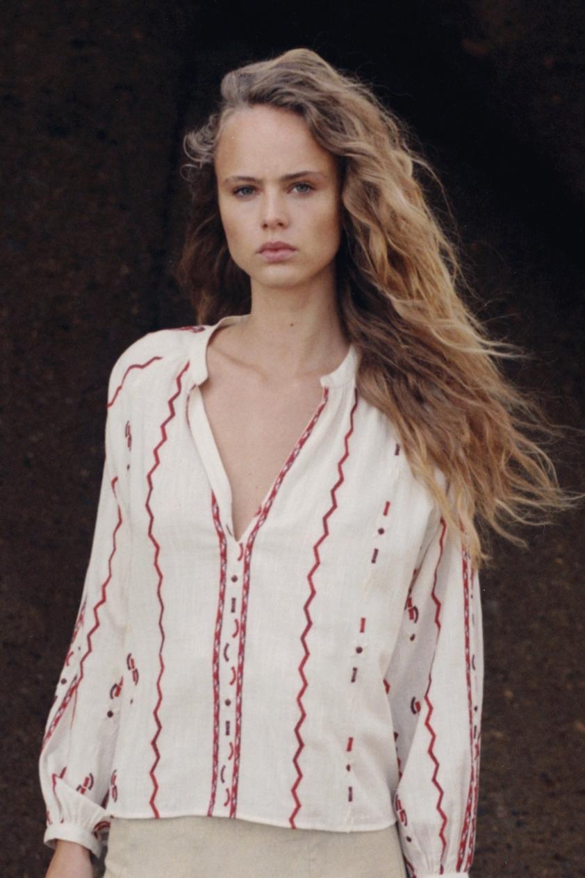 Embroidered blouse