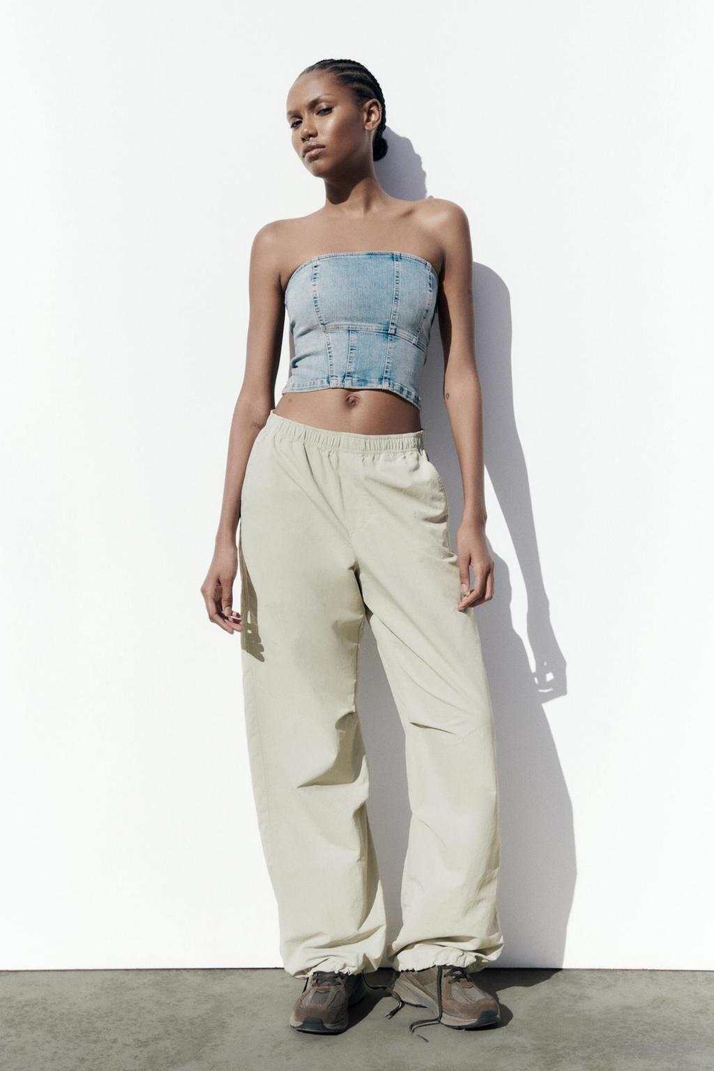 TRF denim top