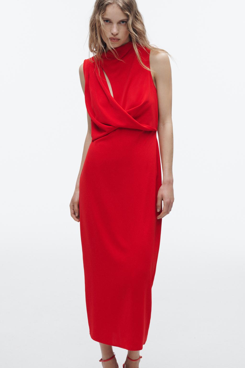 Falling midi dress