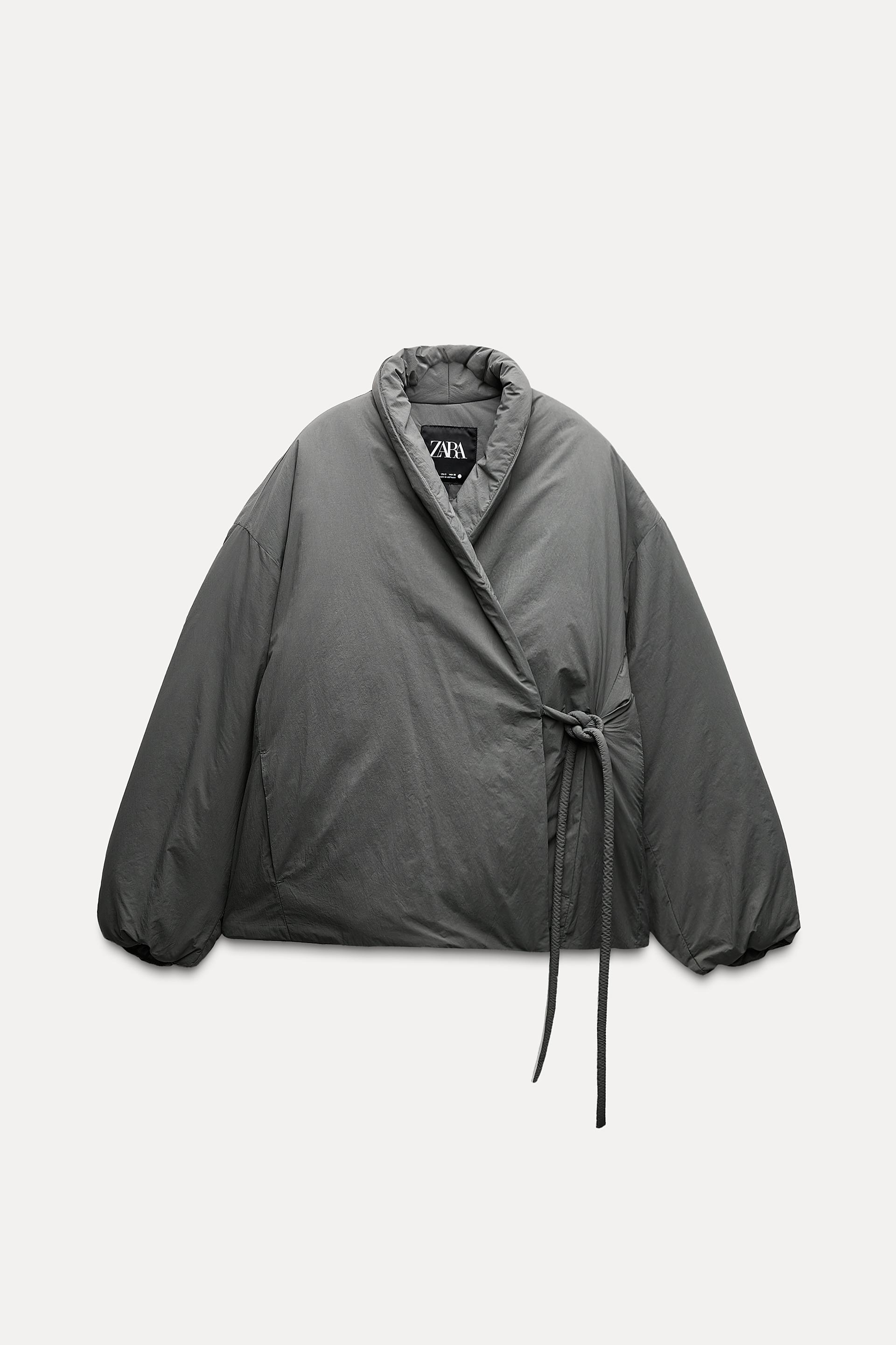 Wrap-around kimono jacket