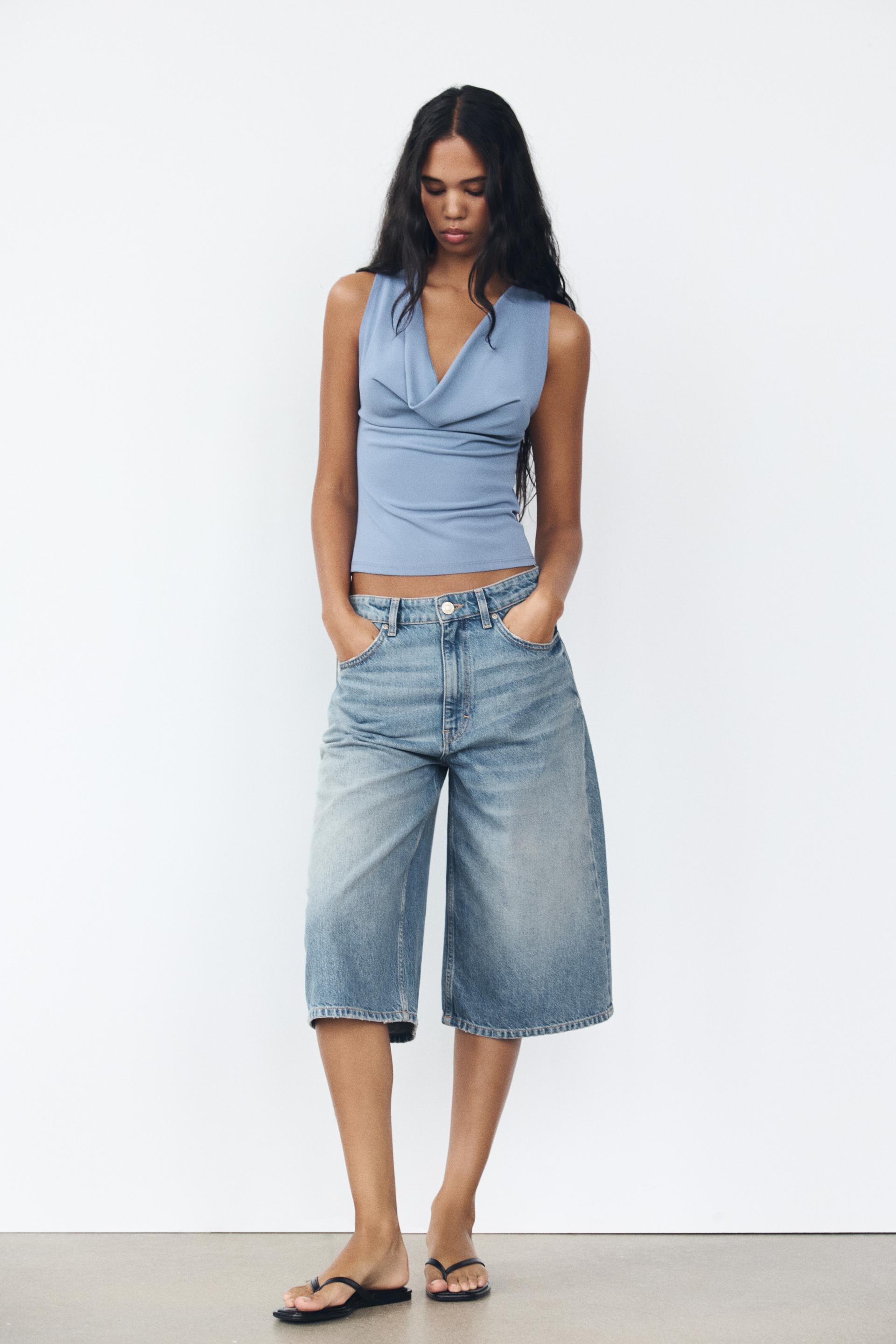 Draped cutout top