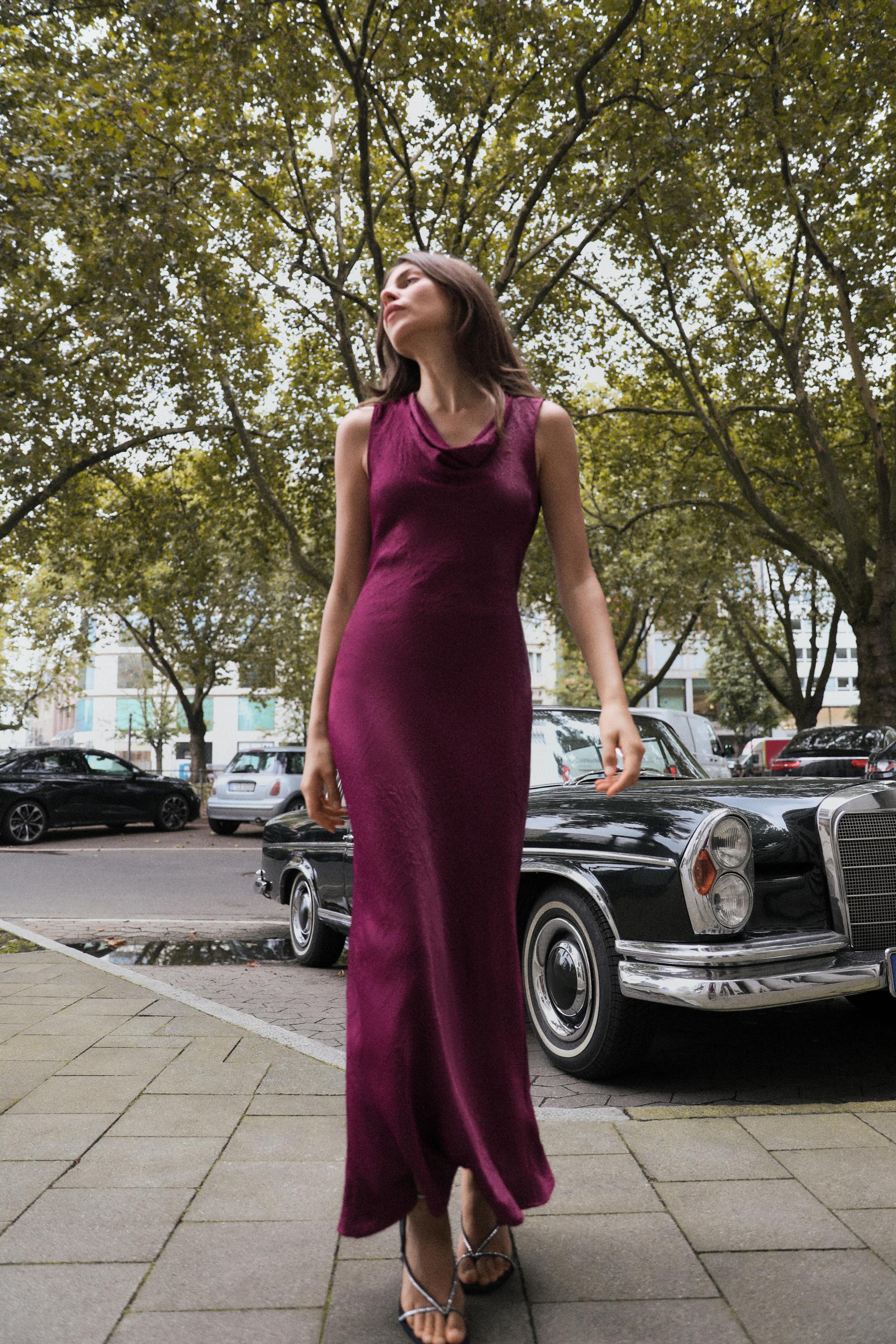 Vestido Verde Zara Vestidos Navidad Zara Vestidos De Navidad