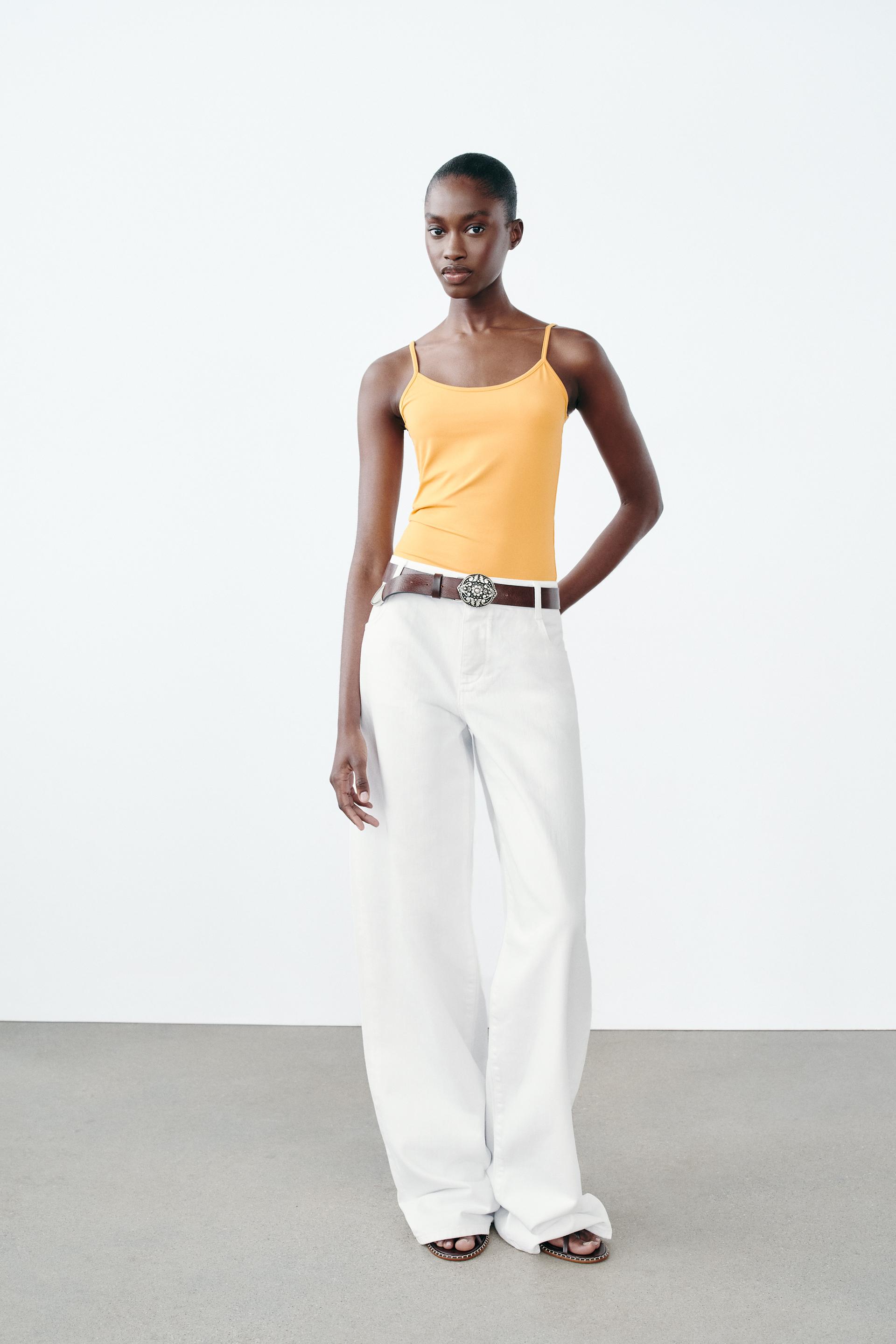 Polyamide thin-strap top