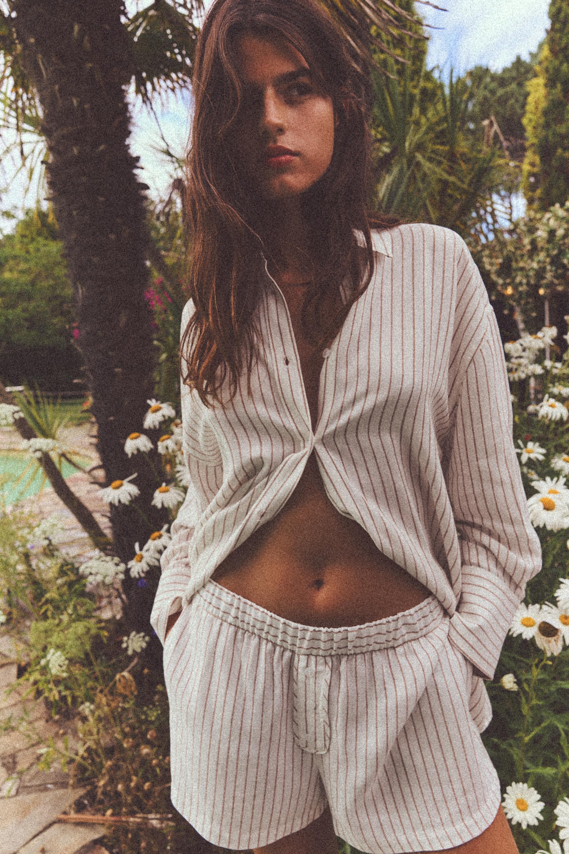 Striped shorts