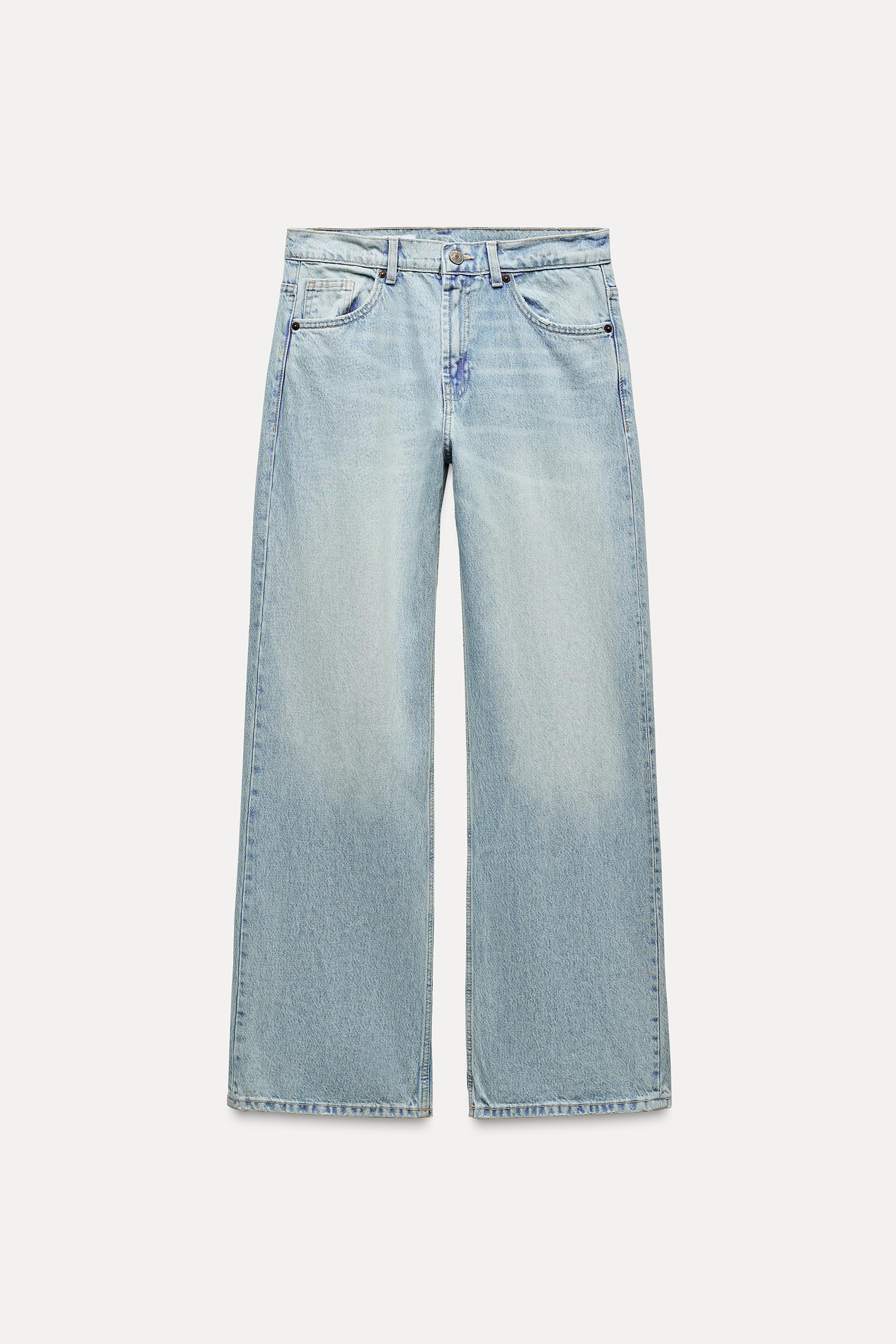Relaxed mid waist jeans