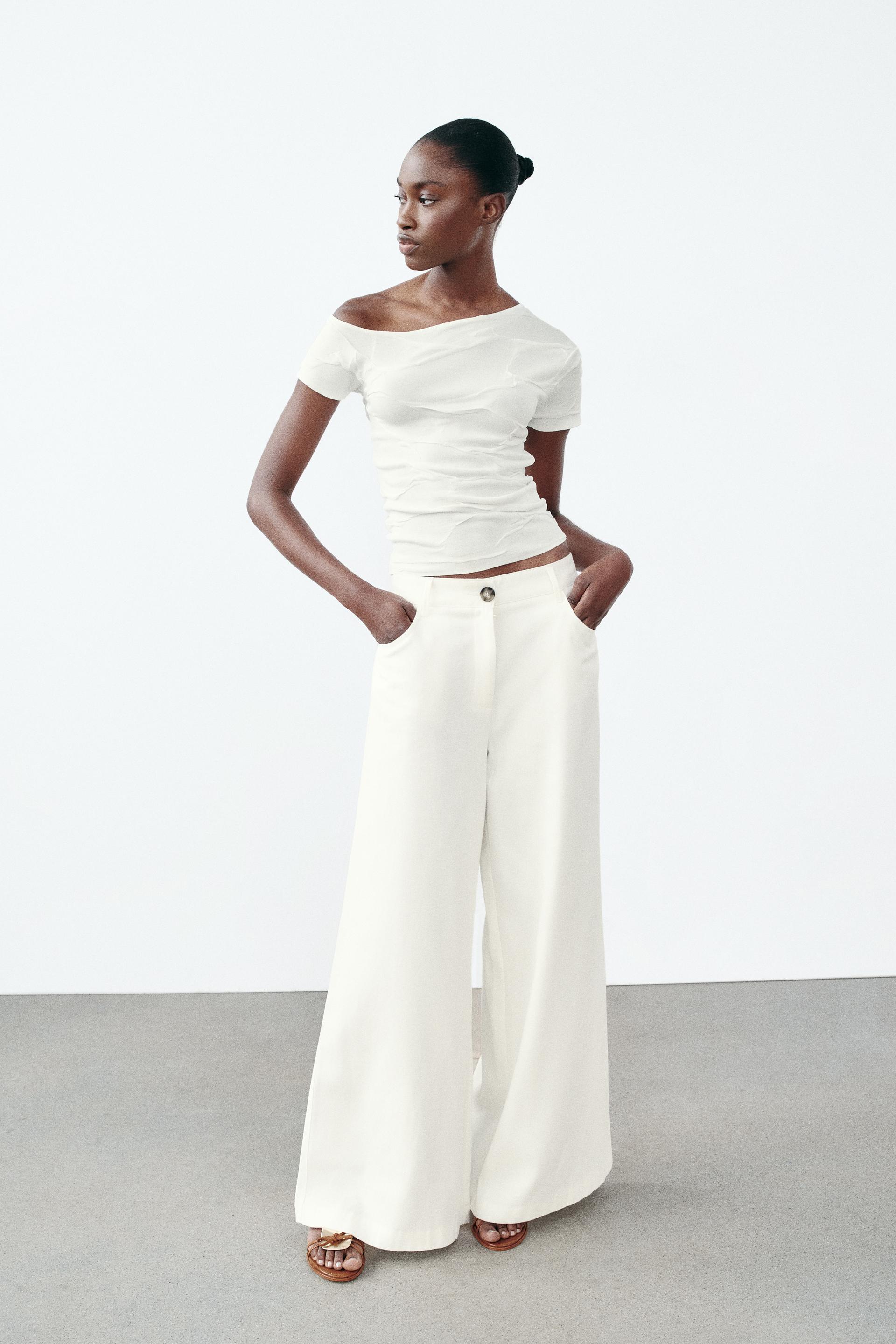 Short Asymmetric Knit Top