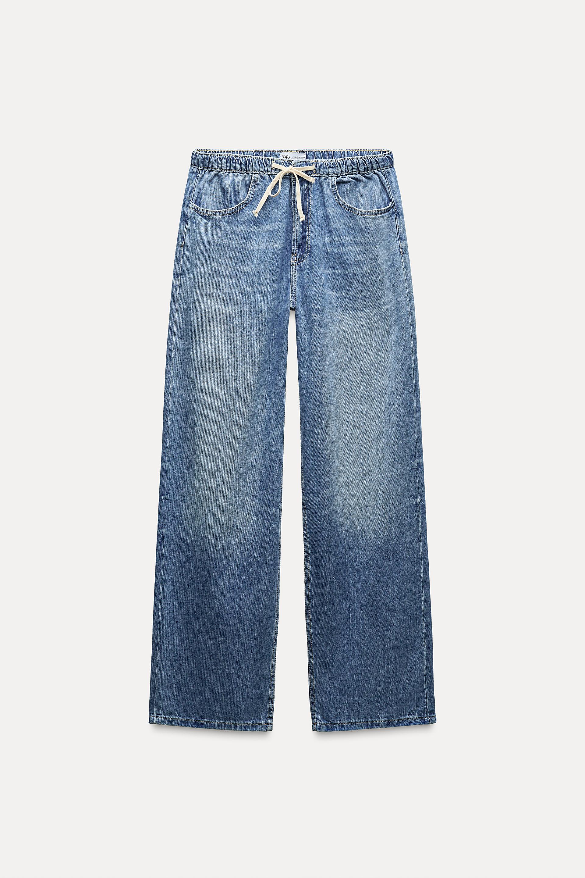 Relaxed mid-waist jeans