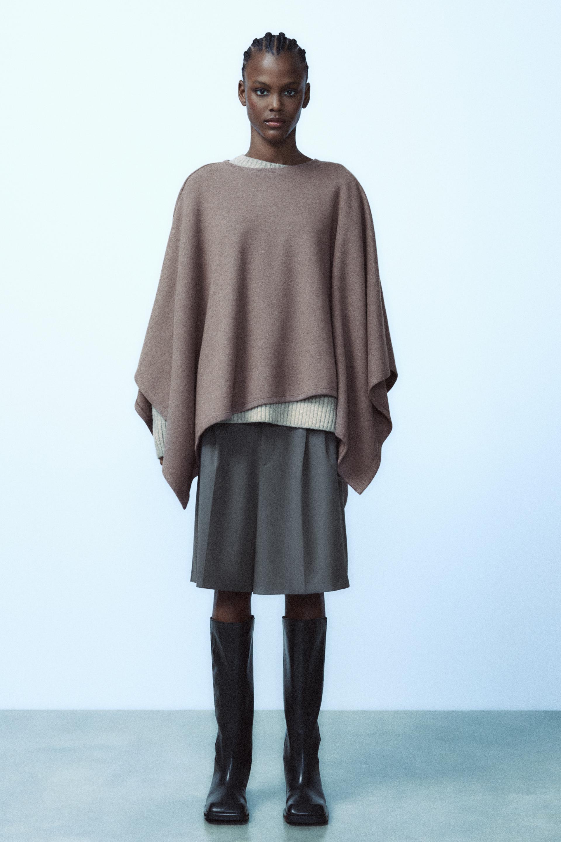 Asymmetric soft cape
