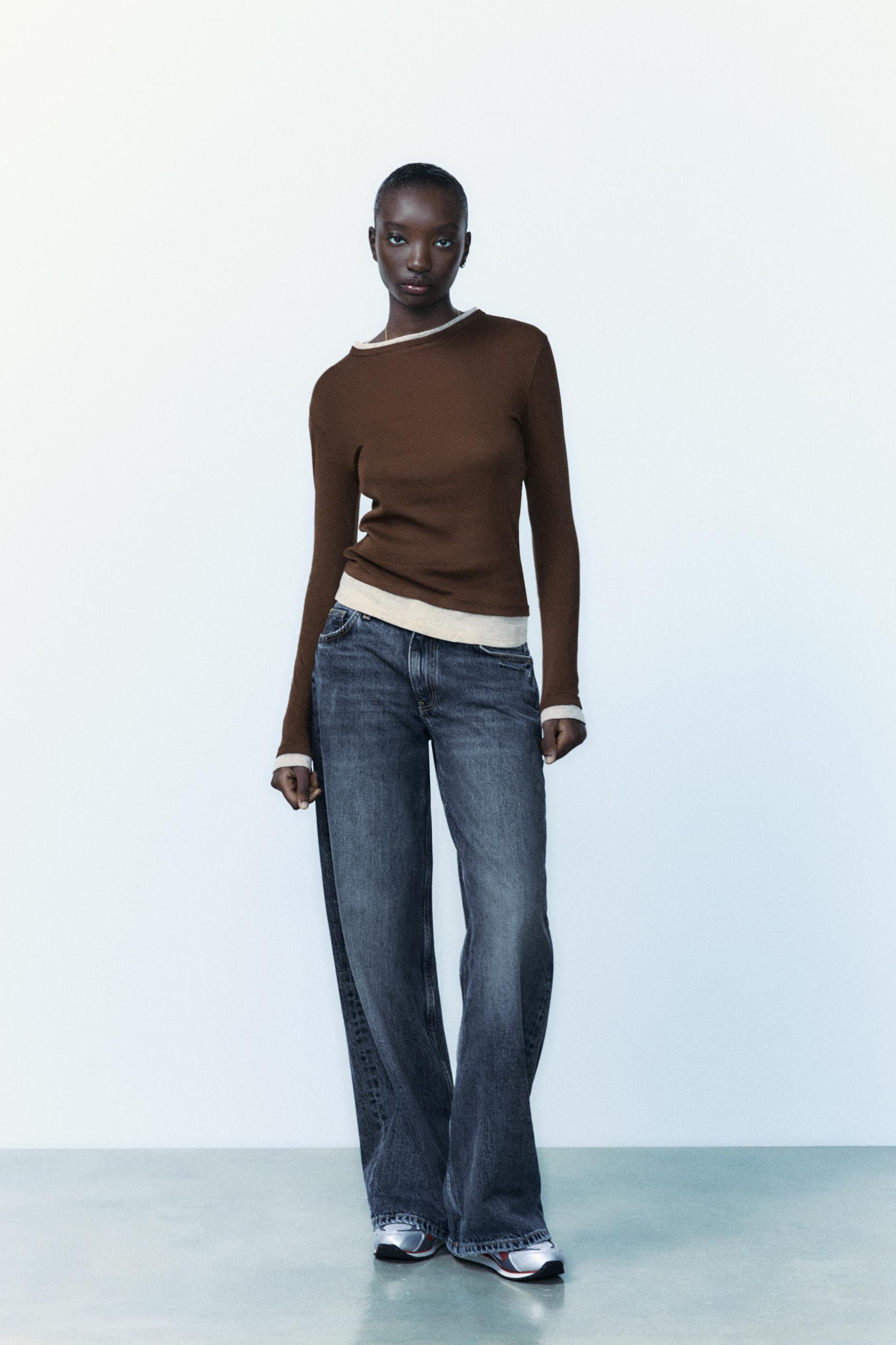 Double-layer fabric T-shirt