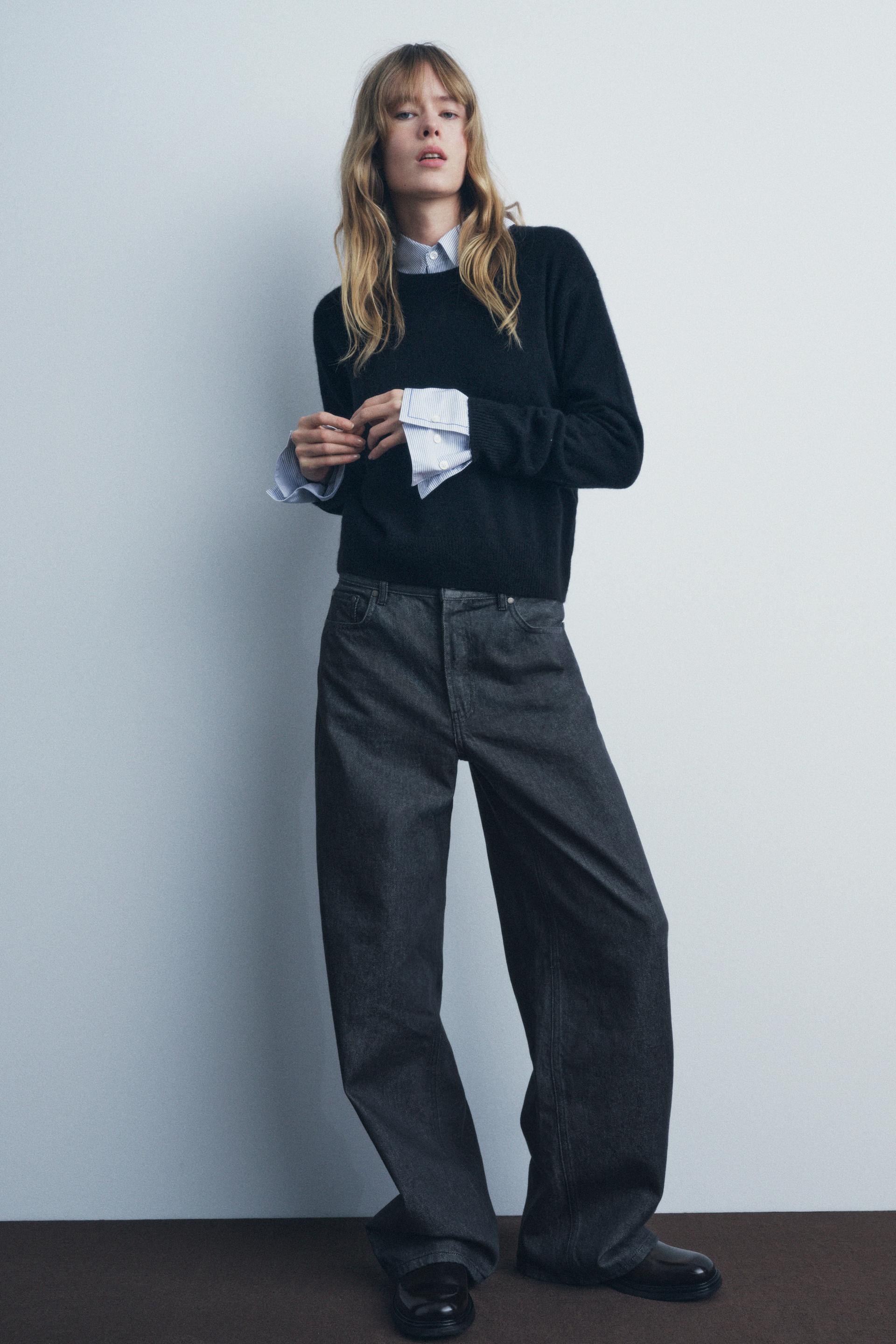 Baggy mid waist jeans