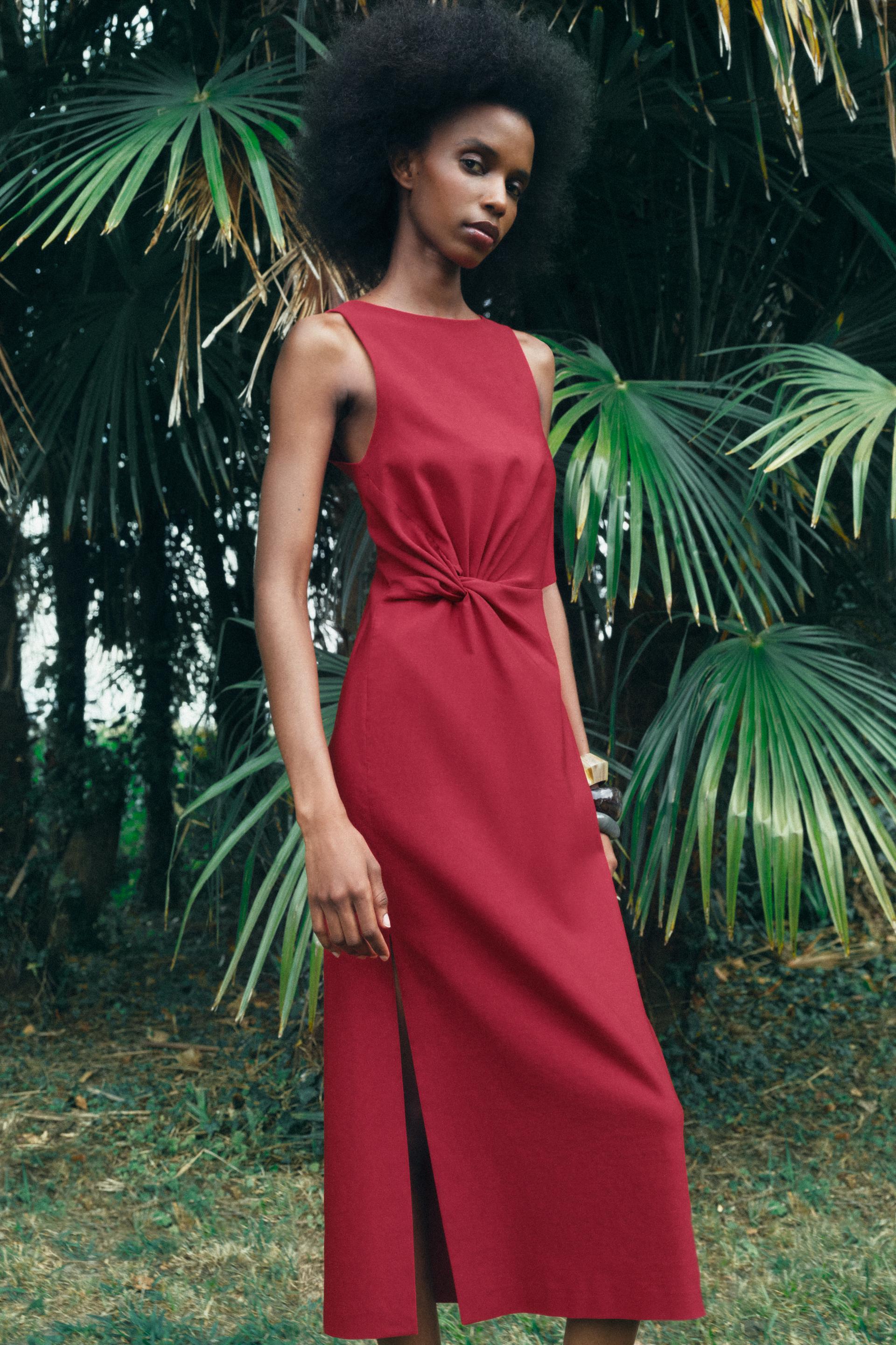 ZW cut-out midi dress