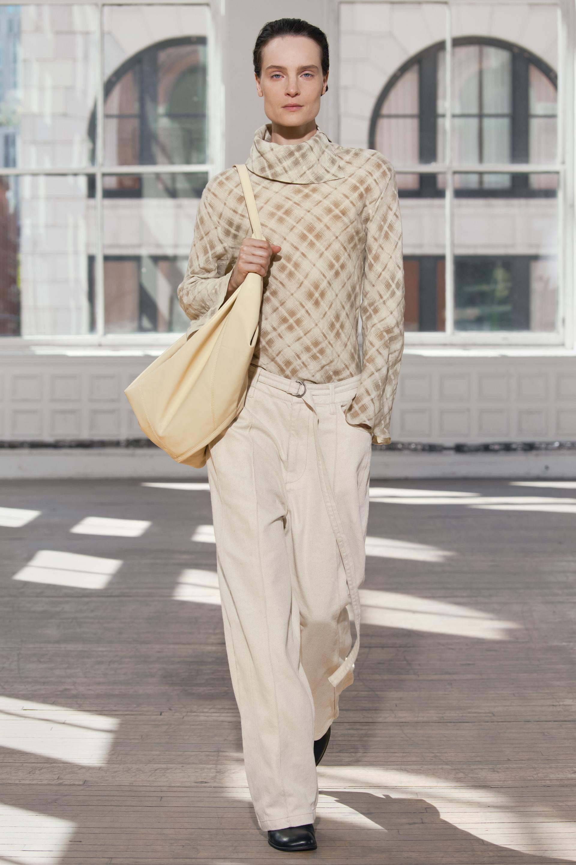 Checked linen shirt