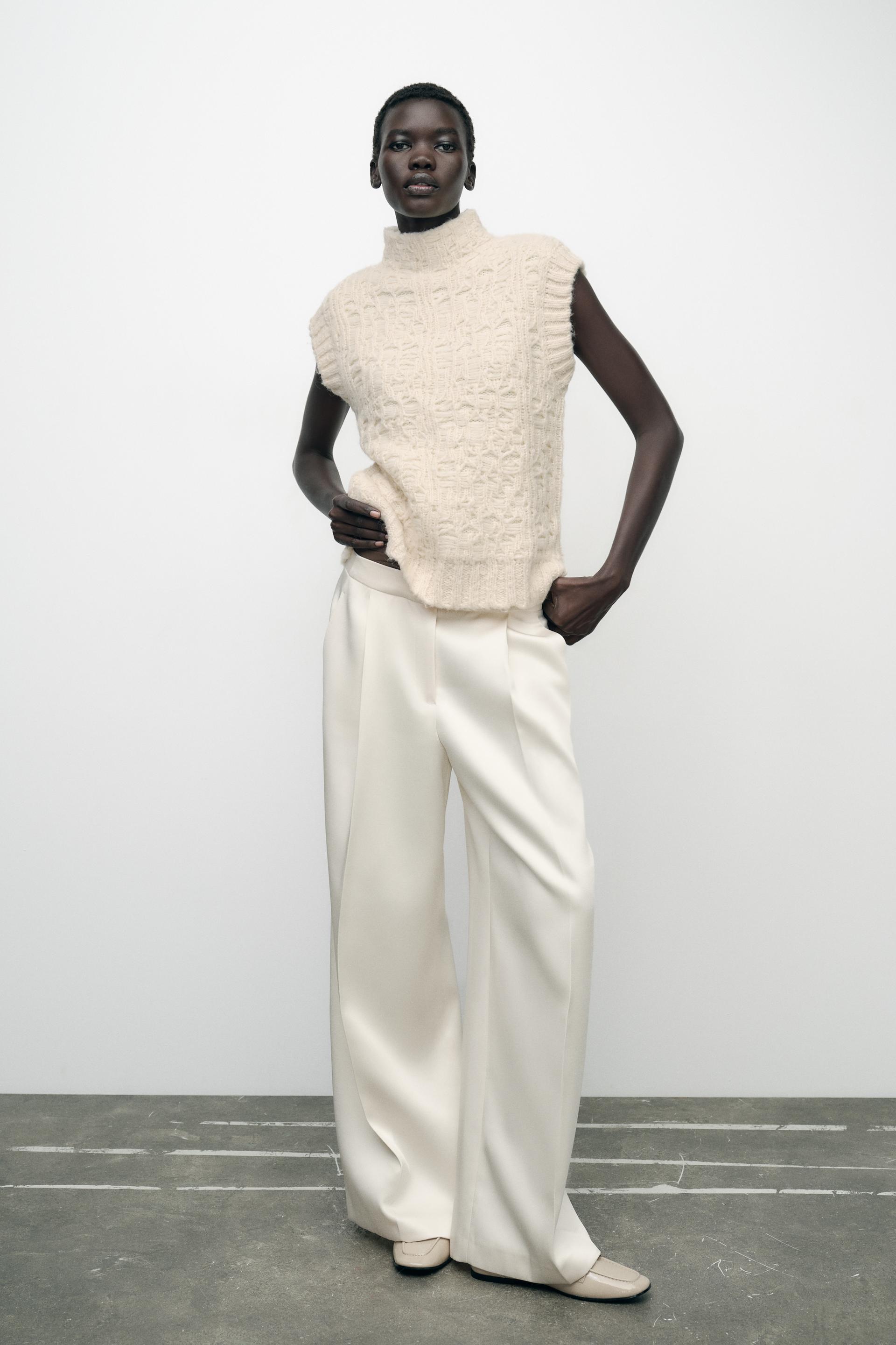 Textured knit slipover