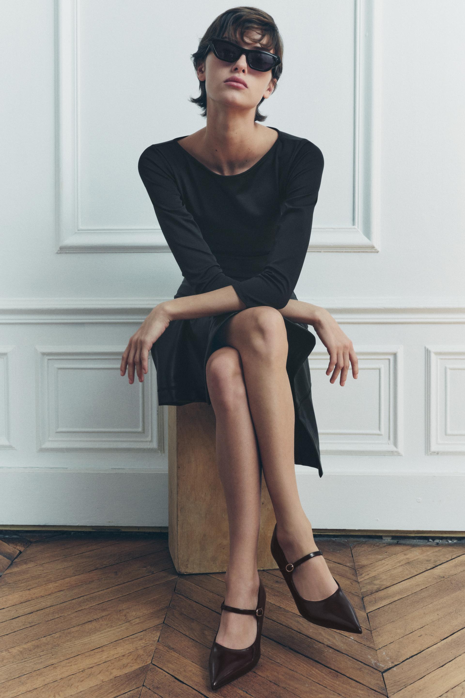 Telier Zapato Tacón Hebilla de Zara - Main Image