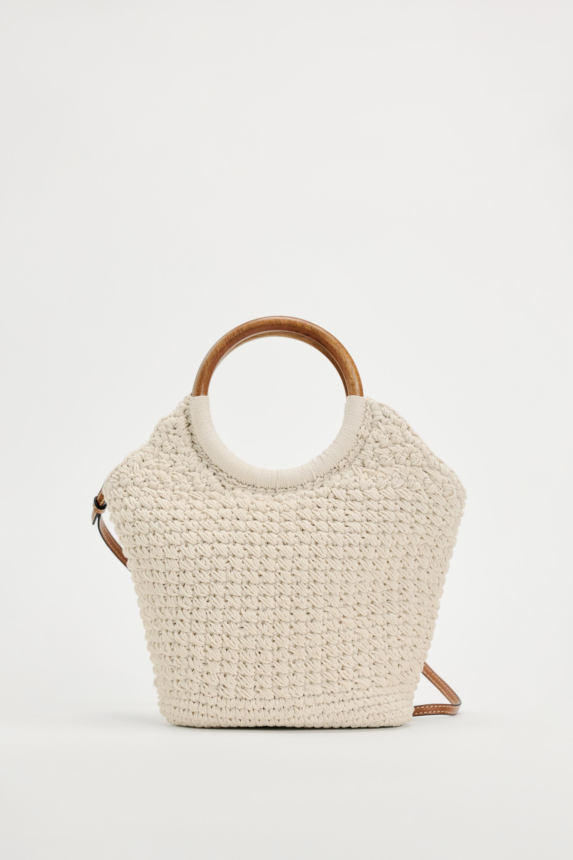 Macramé shoulder bag