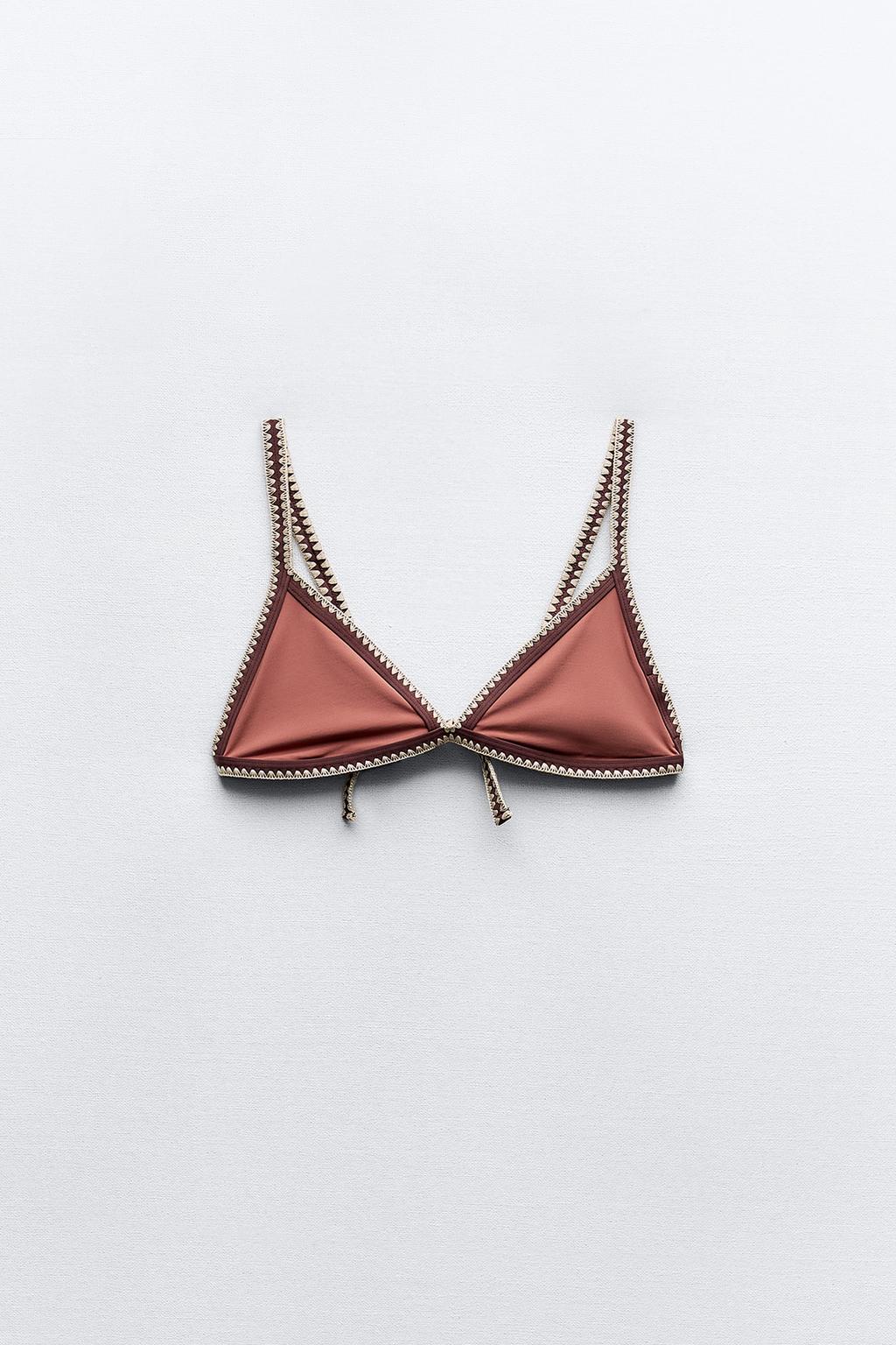 Triangle bikini top