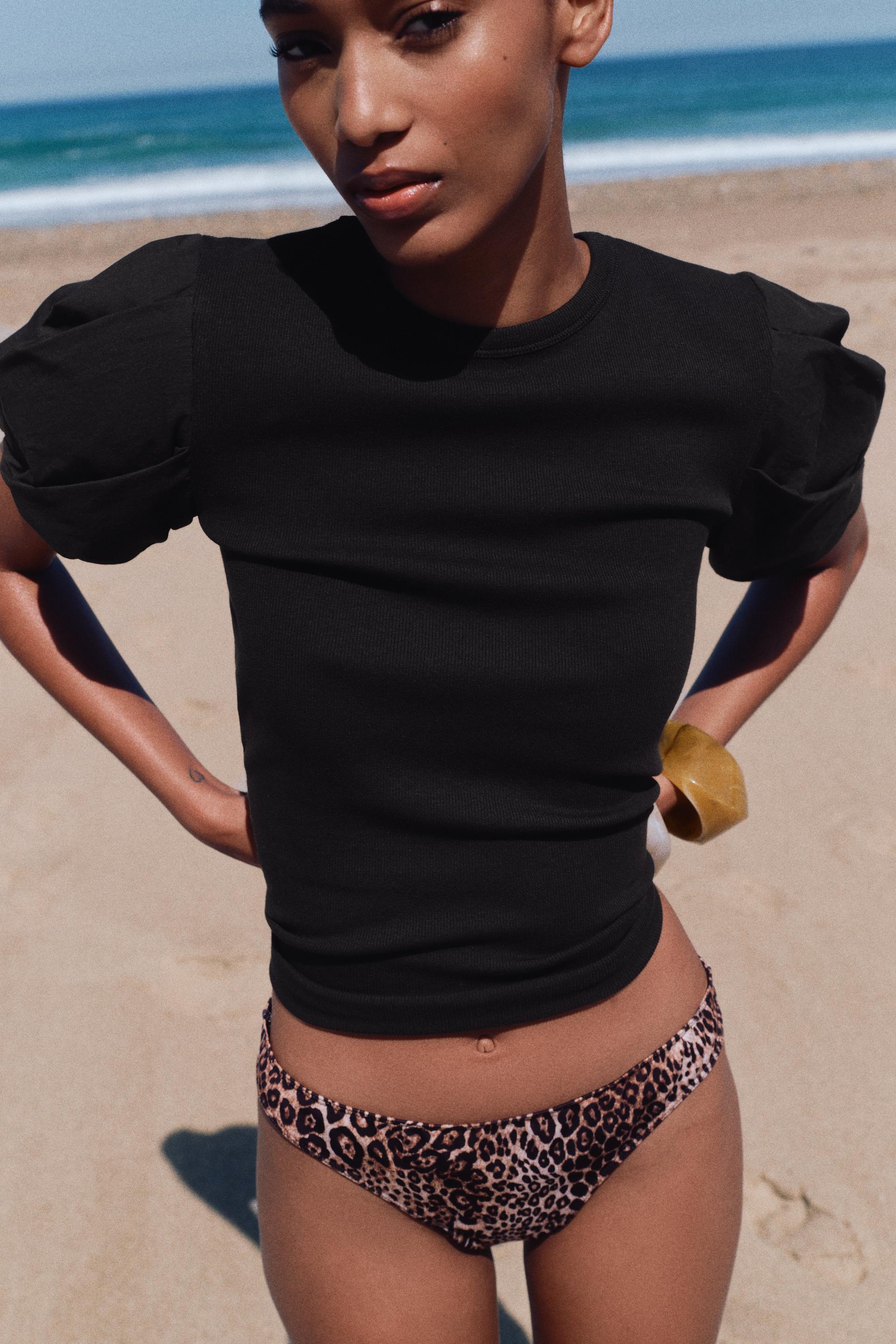 Volume sleeve t-shirt