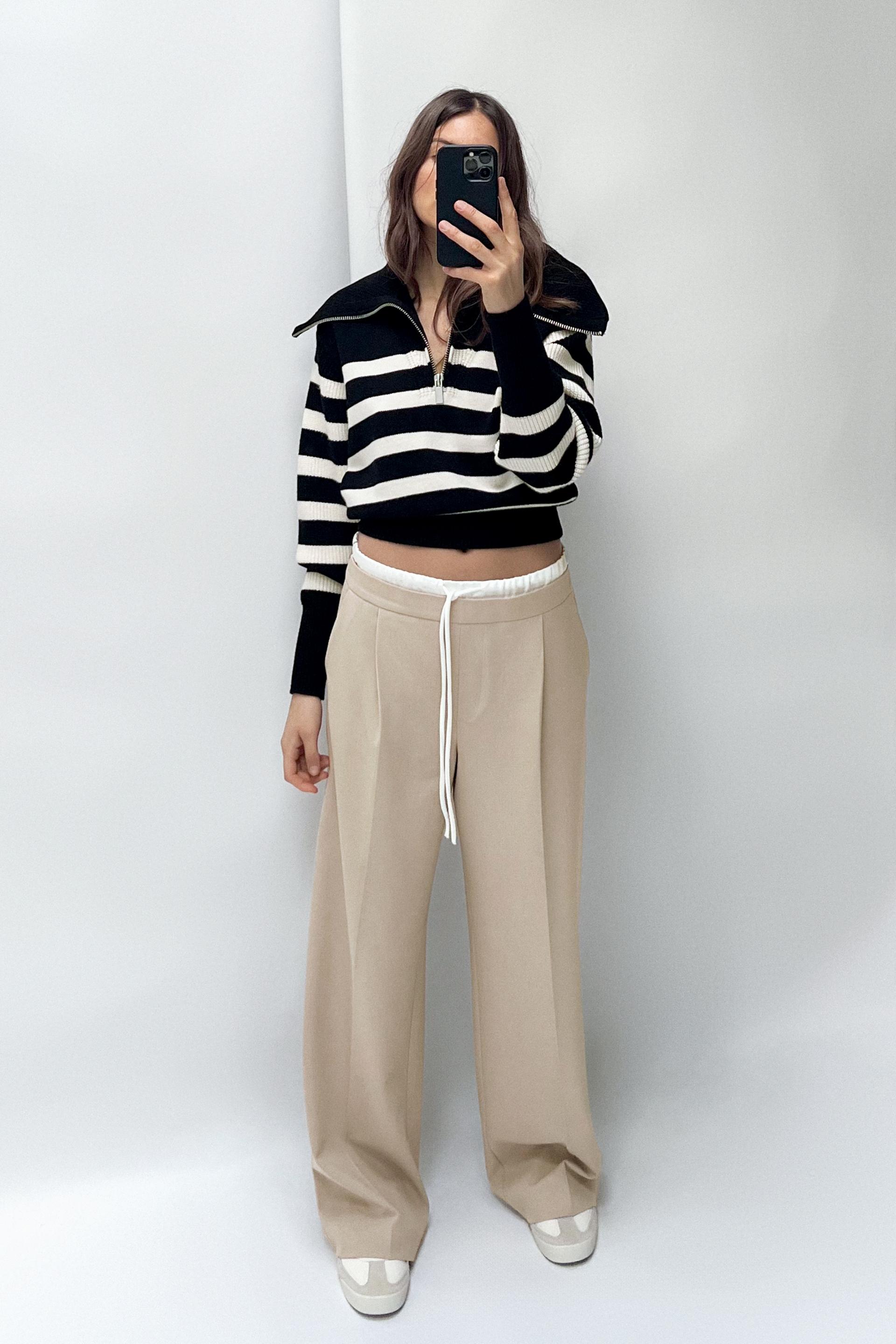Wide-leg trousers