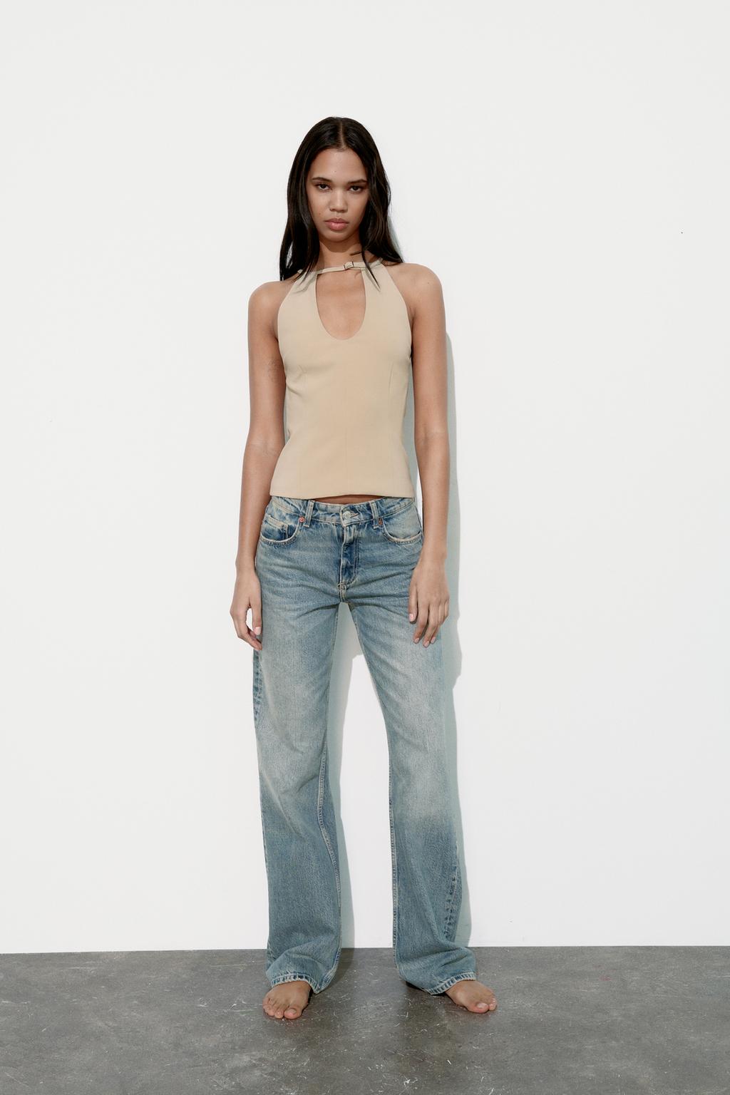 Stretch halterneck top