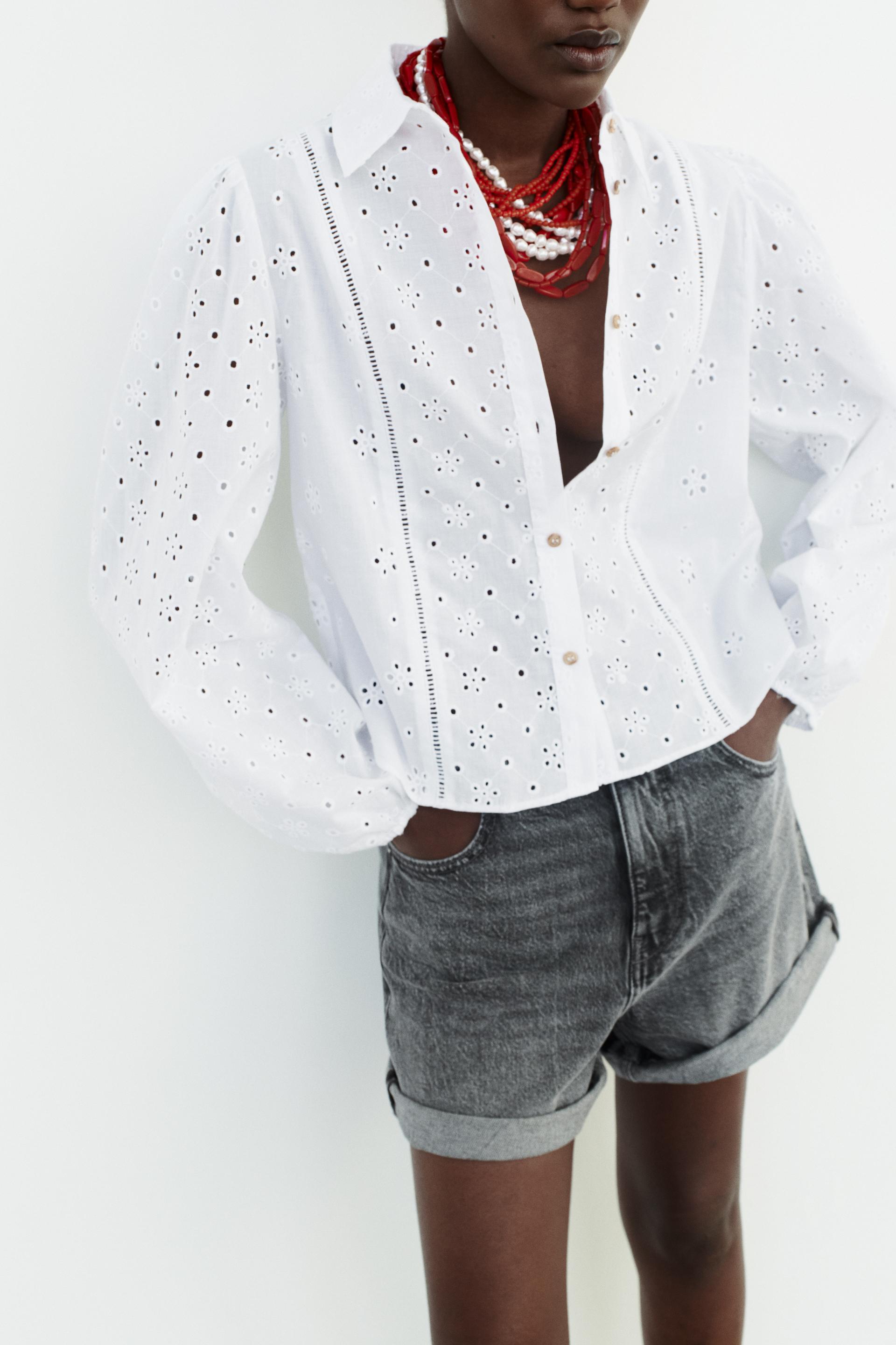 Cutwork Embroidered Shirt