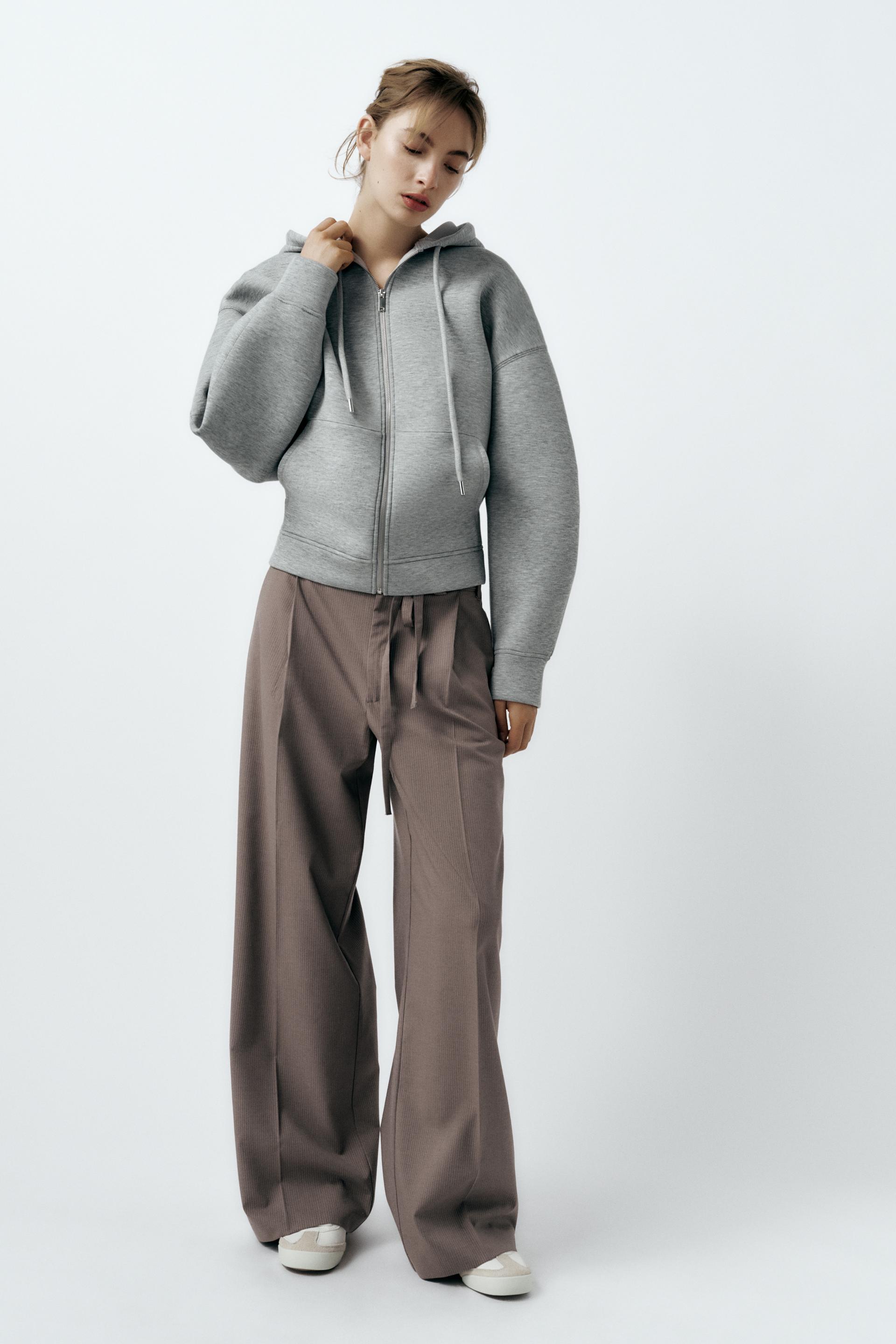 Pinstripe trousers