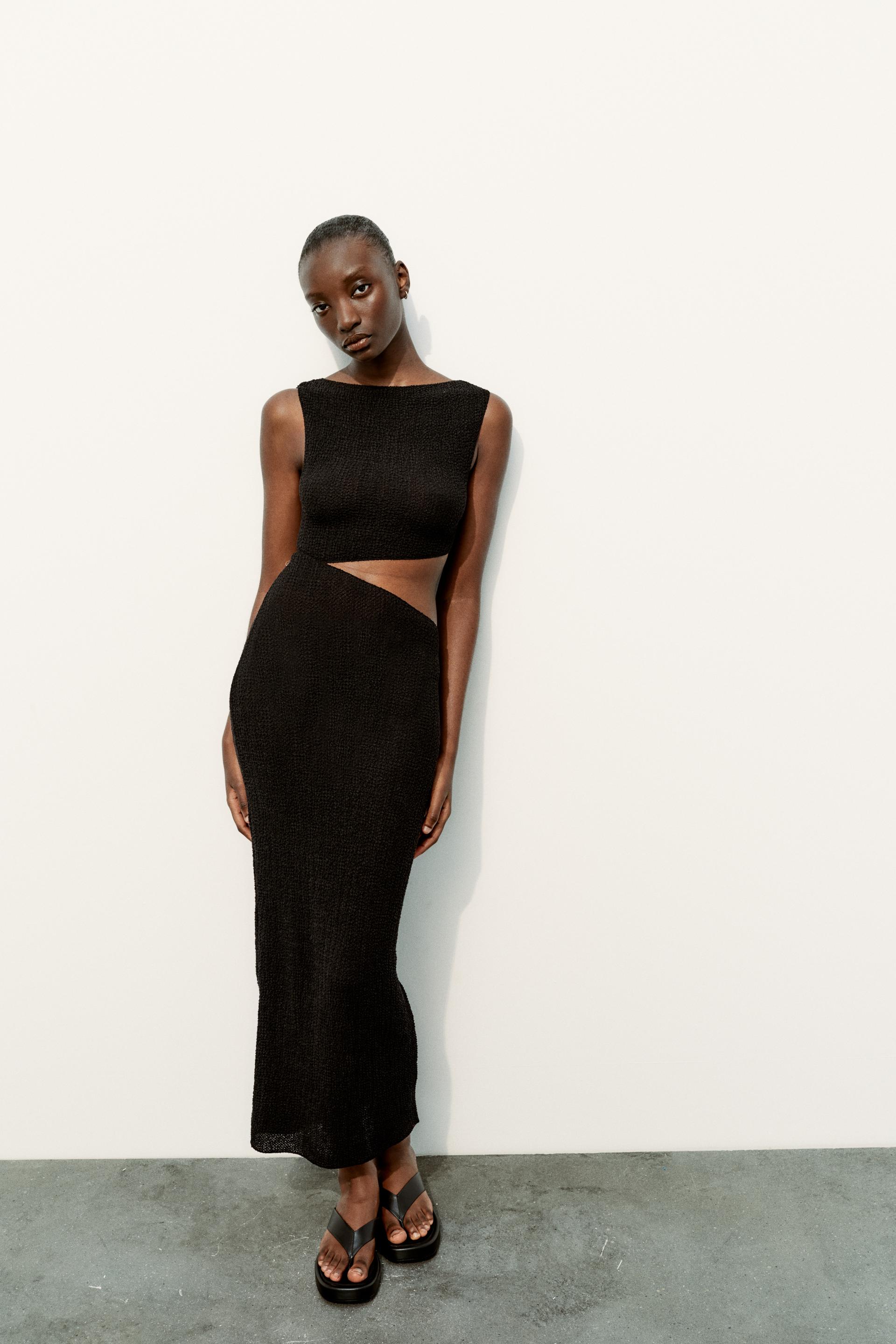 Long dress cut-out