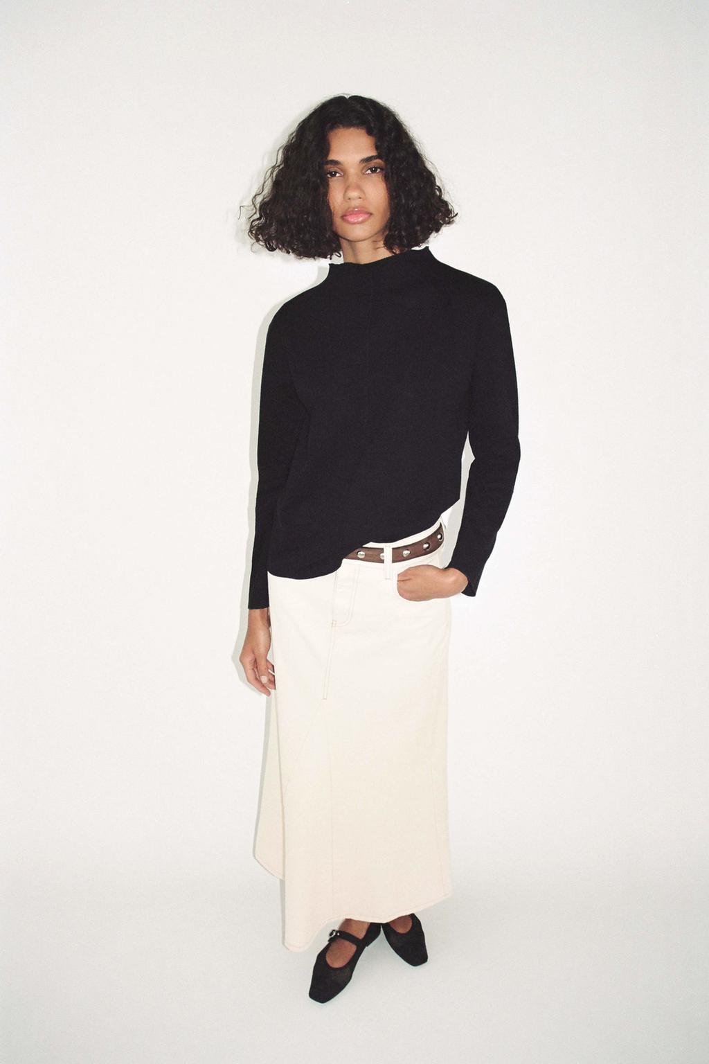 Z1975 Denim Midi Skirt
