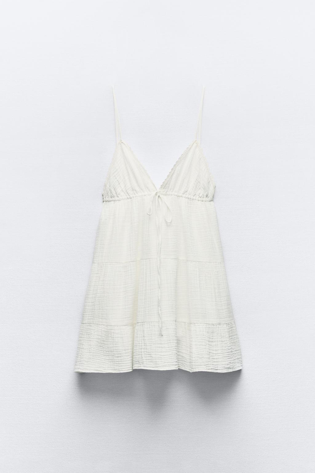 Layered cotton dress