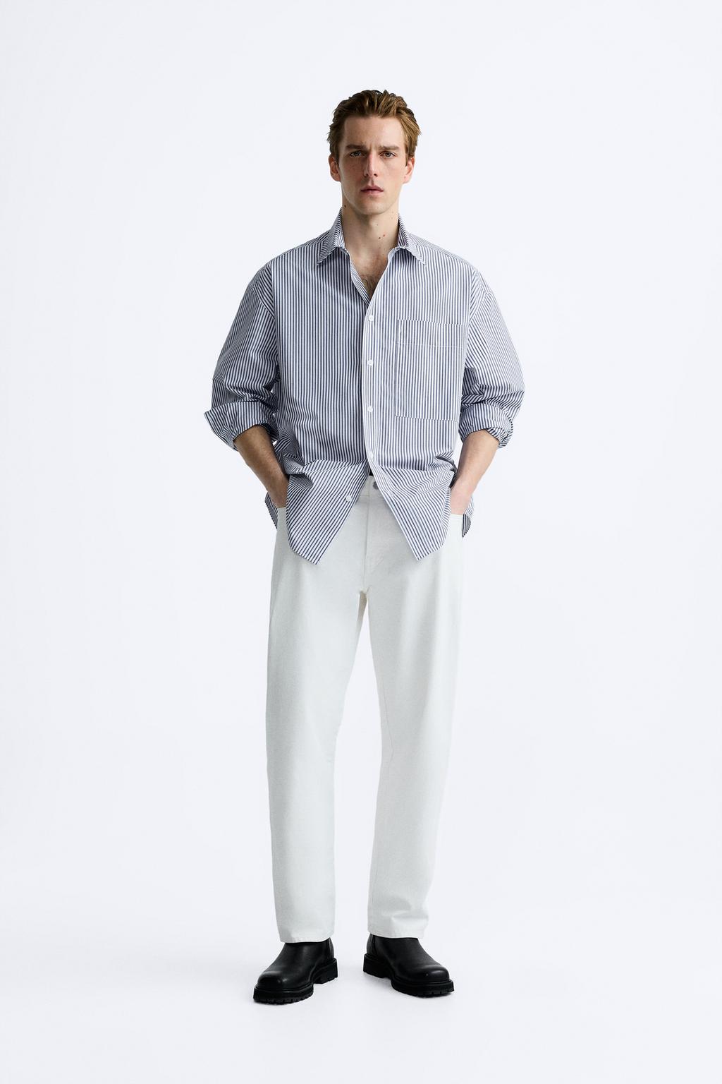 Contrast Stripe Shirt