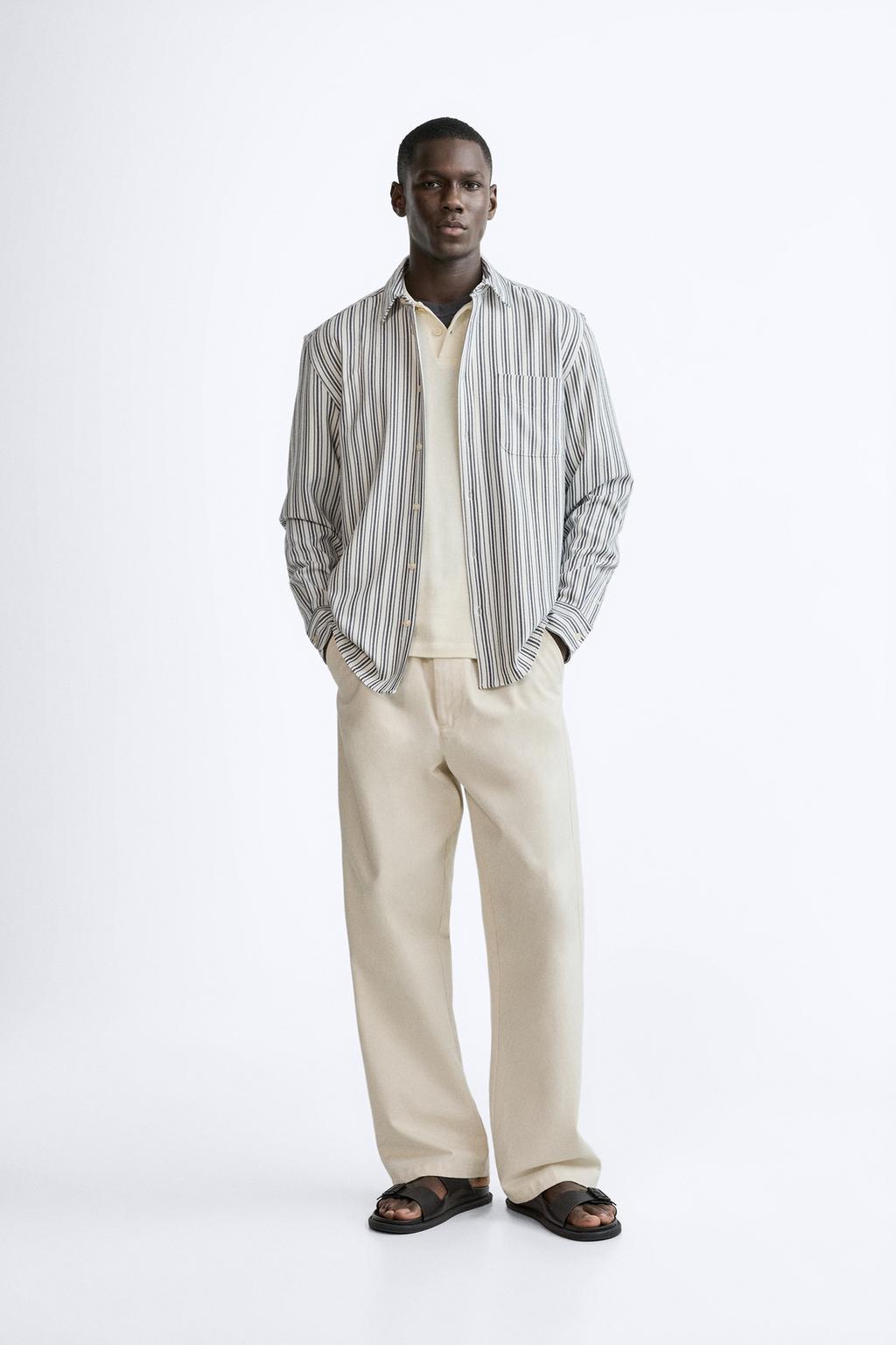 Structured weave shirt