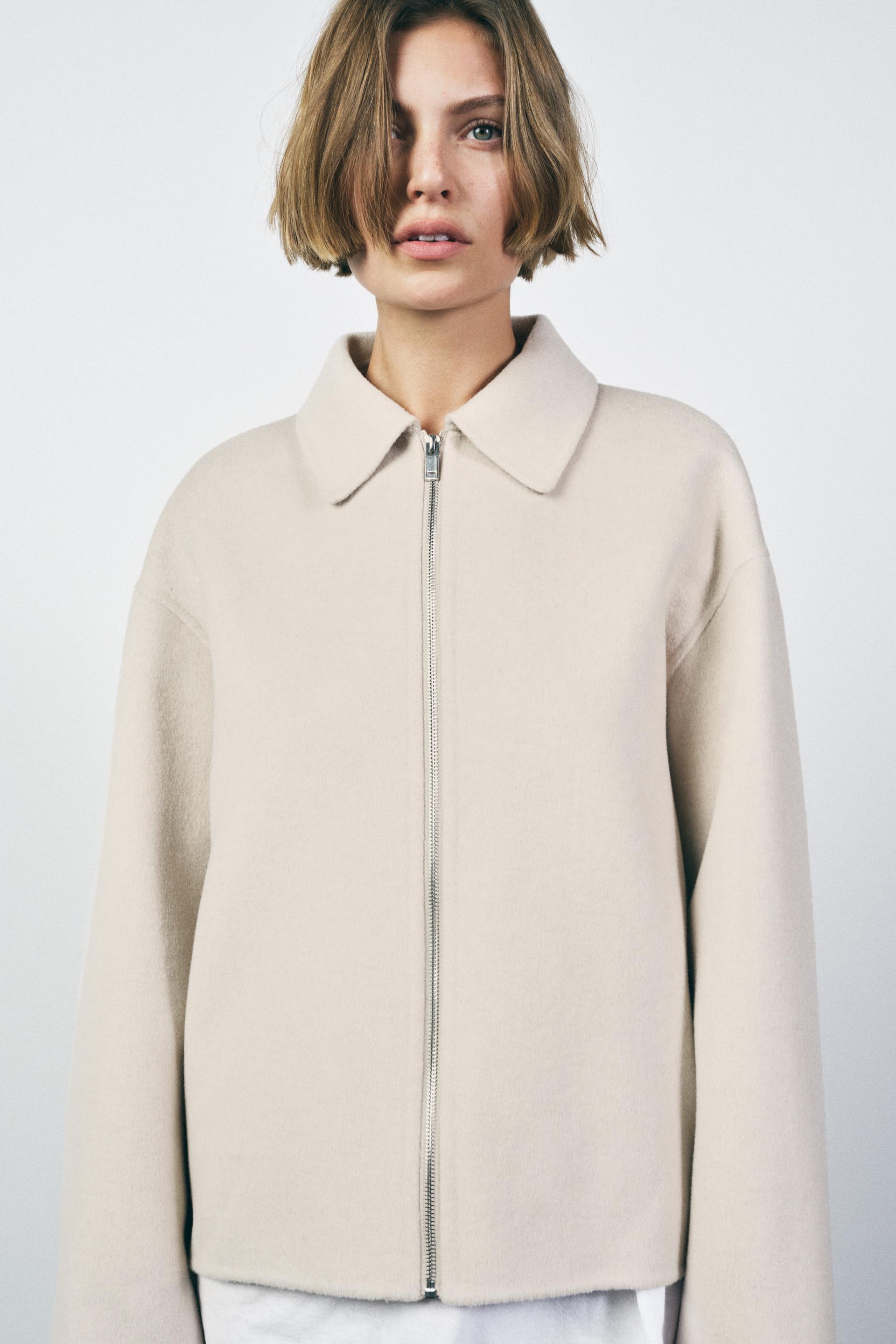 Wool blend jacket